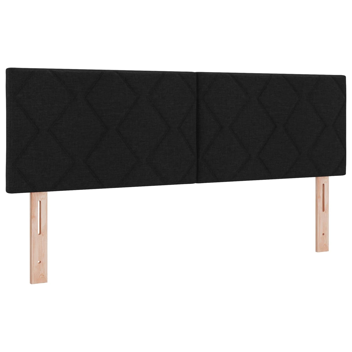 vidaXL Κρεβάτι box spring με στρώμα Μαύρο 140 x 200 cm Ύφασμα