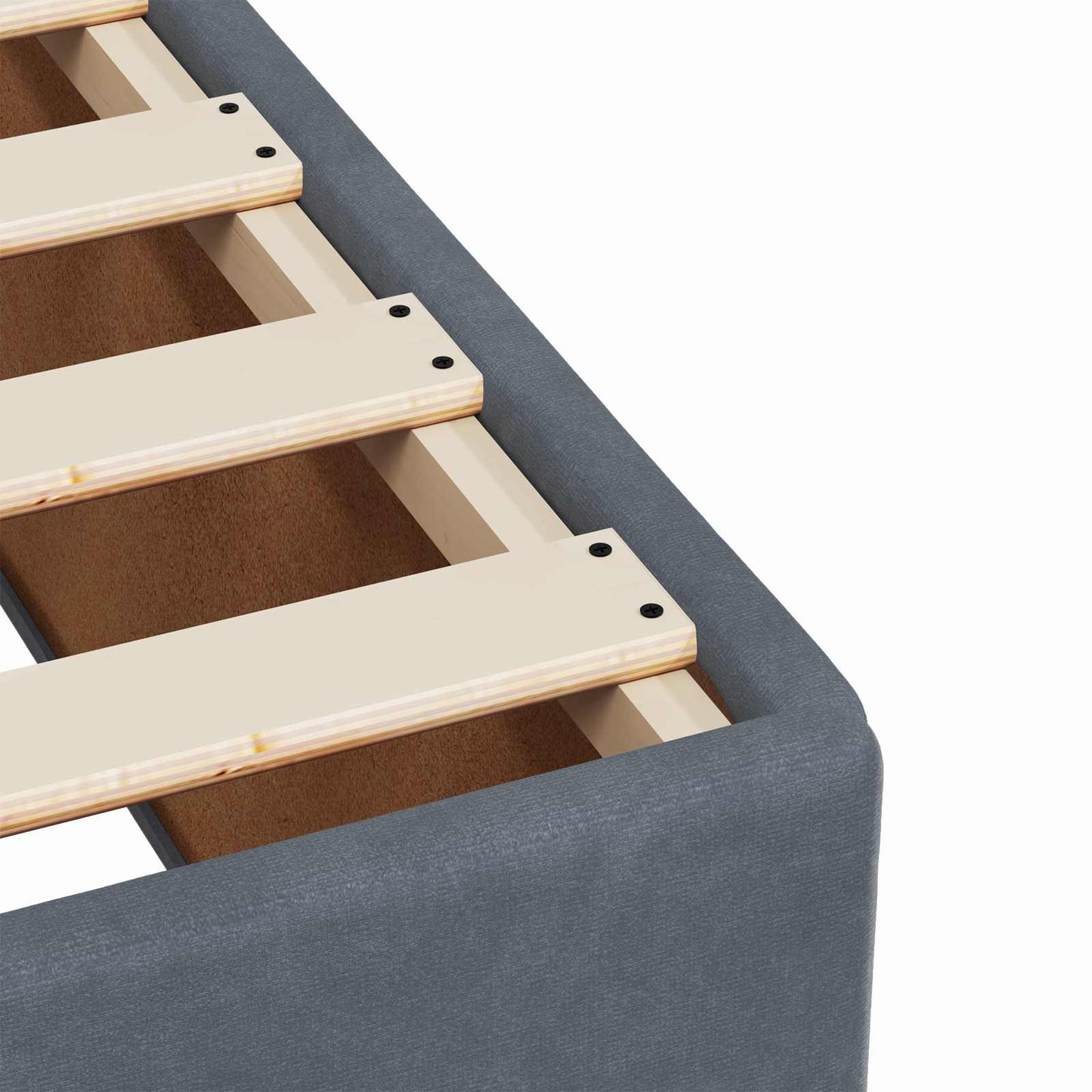 vidaXL Κρεβάτι box spring με στρώμα Σκούρο Γκρι 100 x 200 cm Βελούδο
