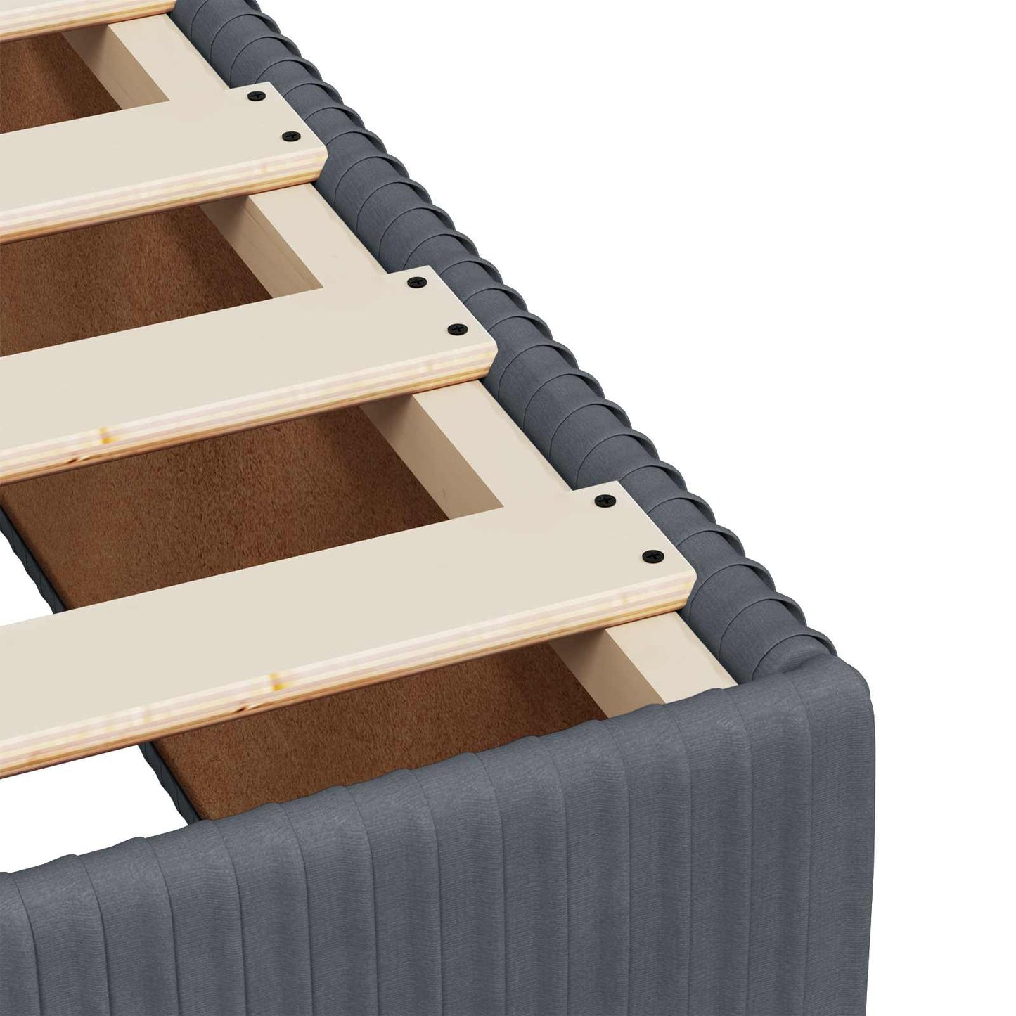 vidaXL Κρεβάτι box spring με στρώμα Σκούρο Γκρι 200 x 200 cm Βελούδο
