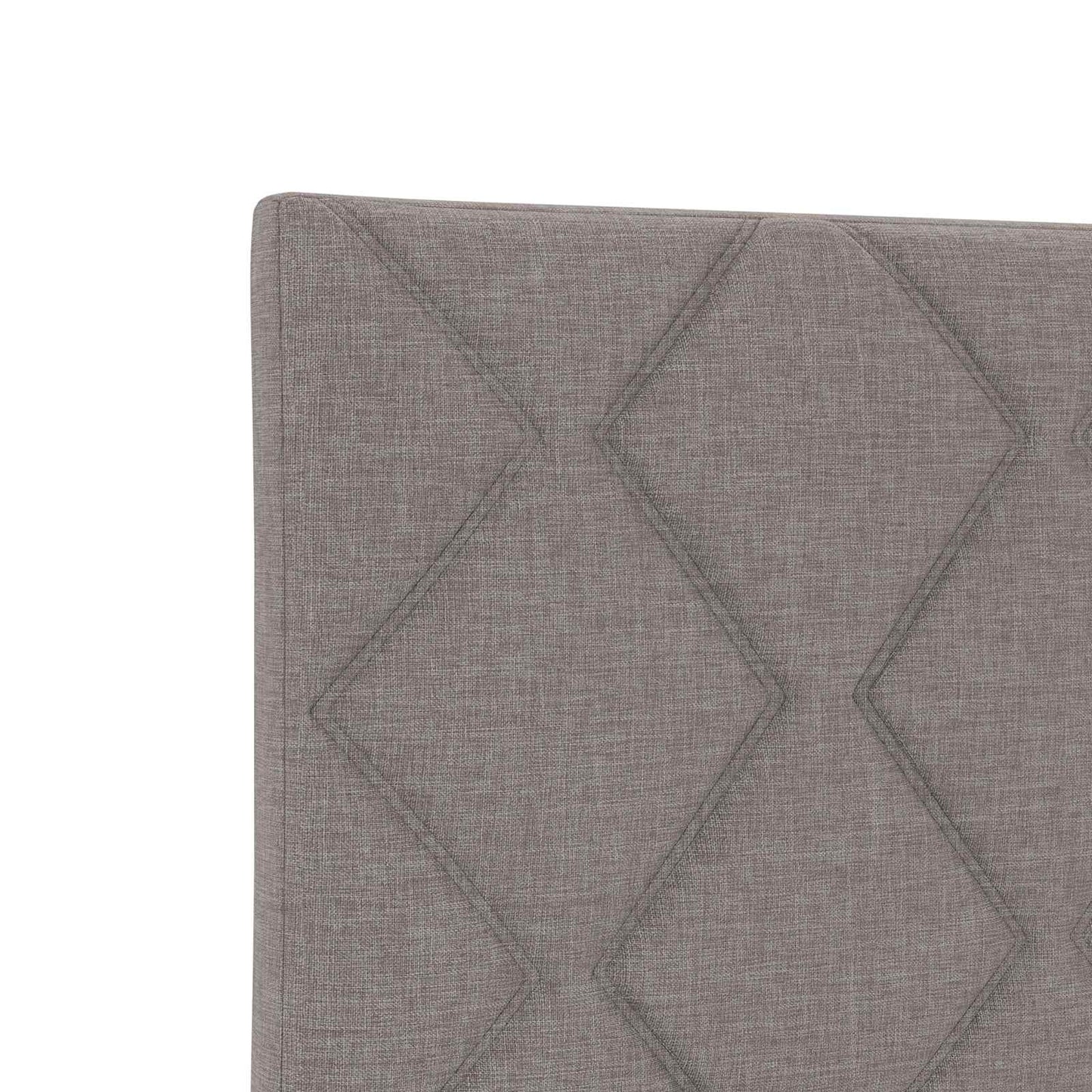 vidaXL Κρεβάτι με κουτί ελατηρίου LED και στρώμα Taupe 140 x 190 cm