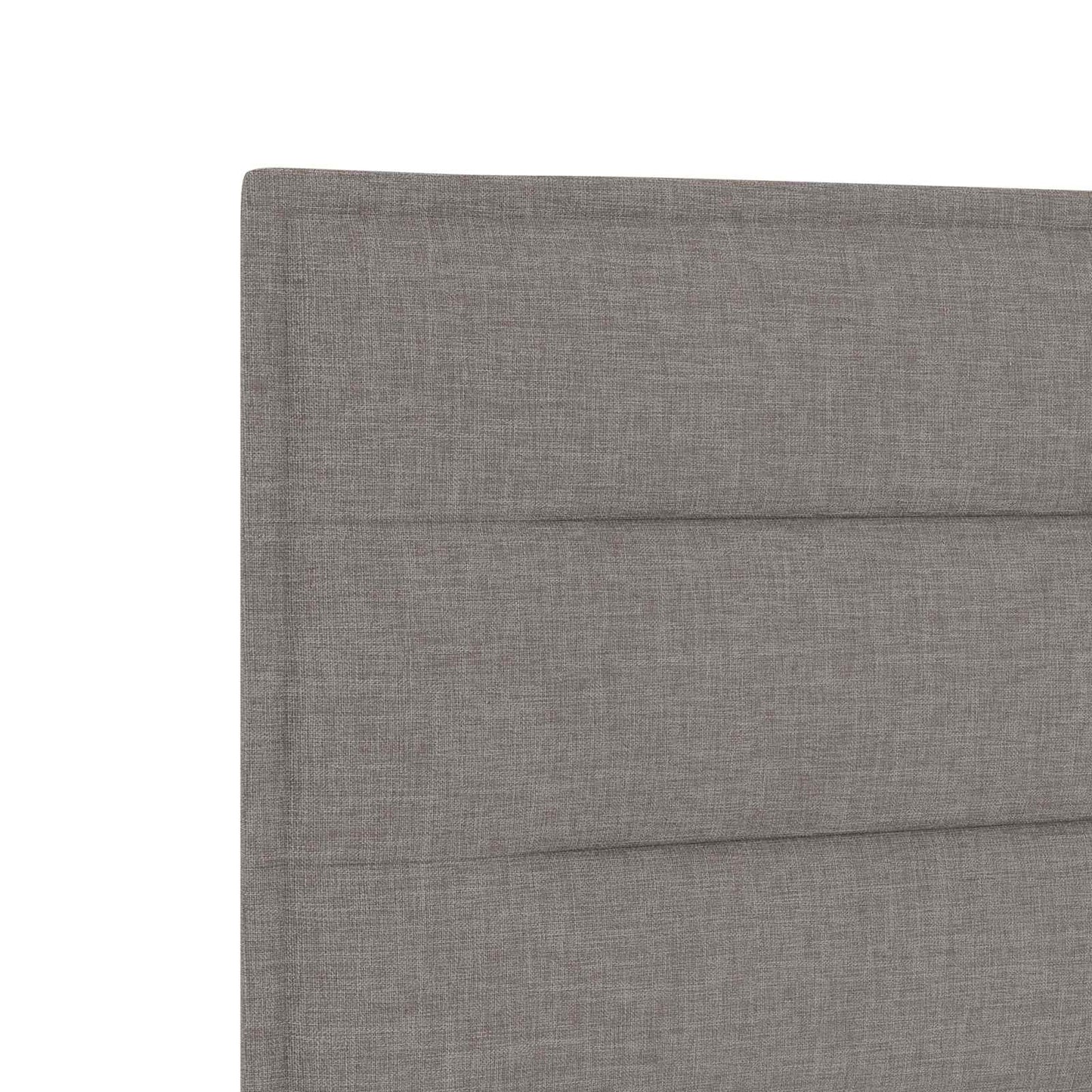vidaXL Κρεβάτι Ottoman με στρώμα 2 τεμ. Taupe 160 x 200 cm Ύφασμα