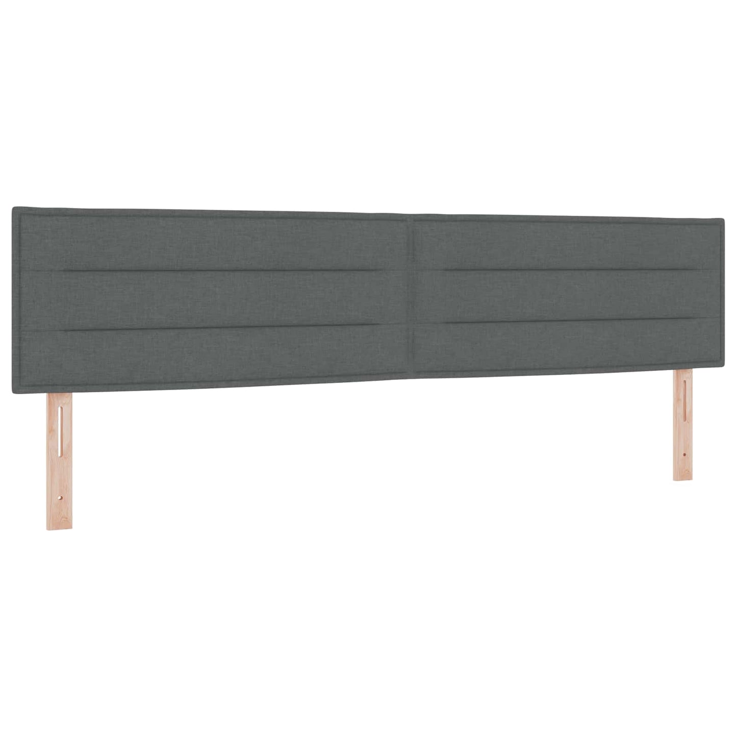 vidaXL Κρεβάτι Ottoman με Στρώμα και LED Σκούρο Γκρι 200 x 200 cm