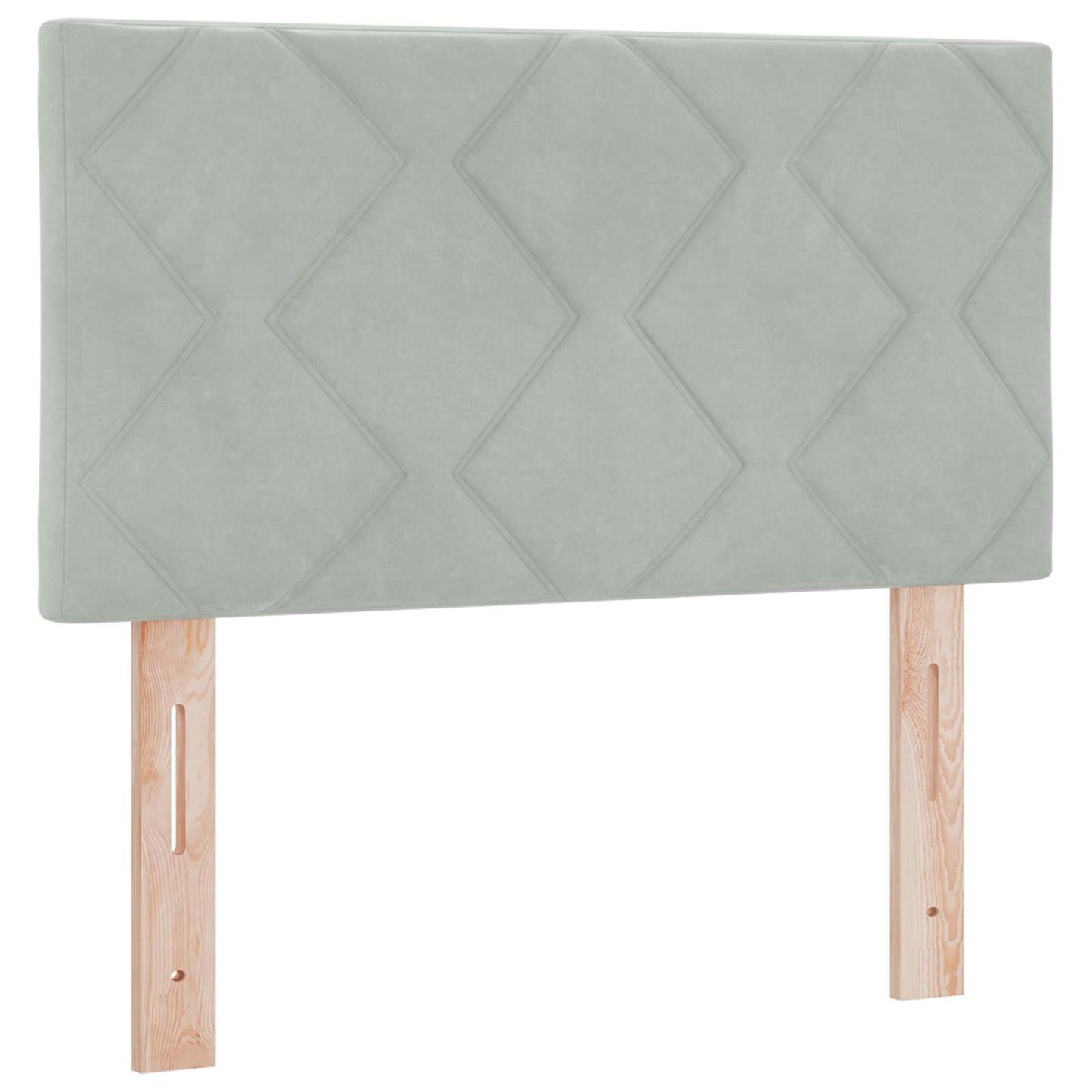 vidaXL Κρεβάτι Ottoman με Στρώμα και LED Ανοιχτό γκρι 80 x 200 cm