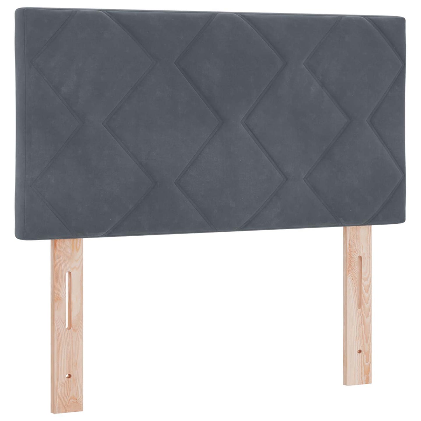 vidaXL Κρεβάτι Ottoman με Στρώμα και LED Σκούρο Γκρι 80 x 200 cm