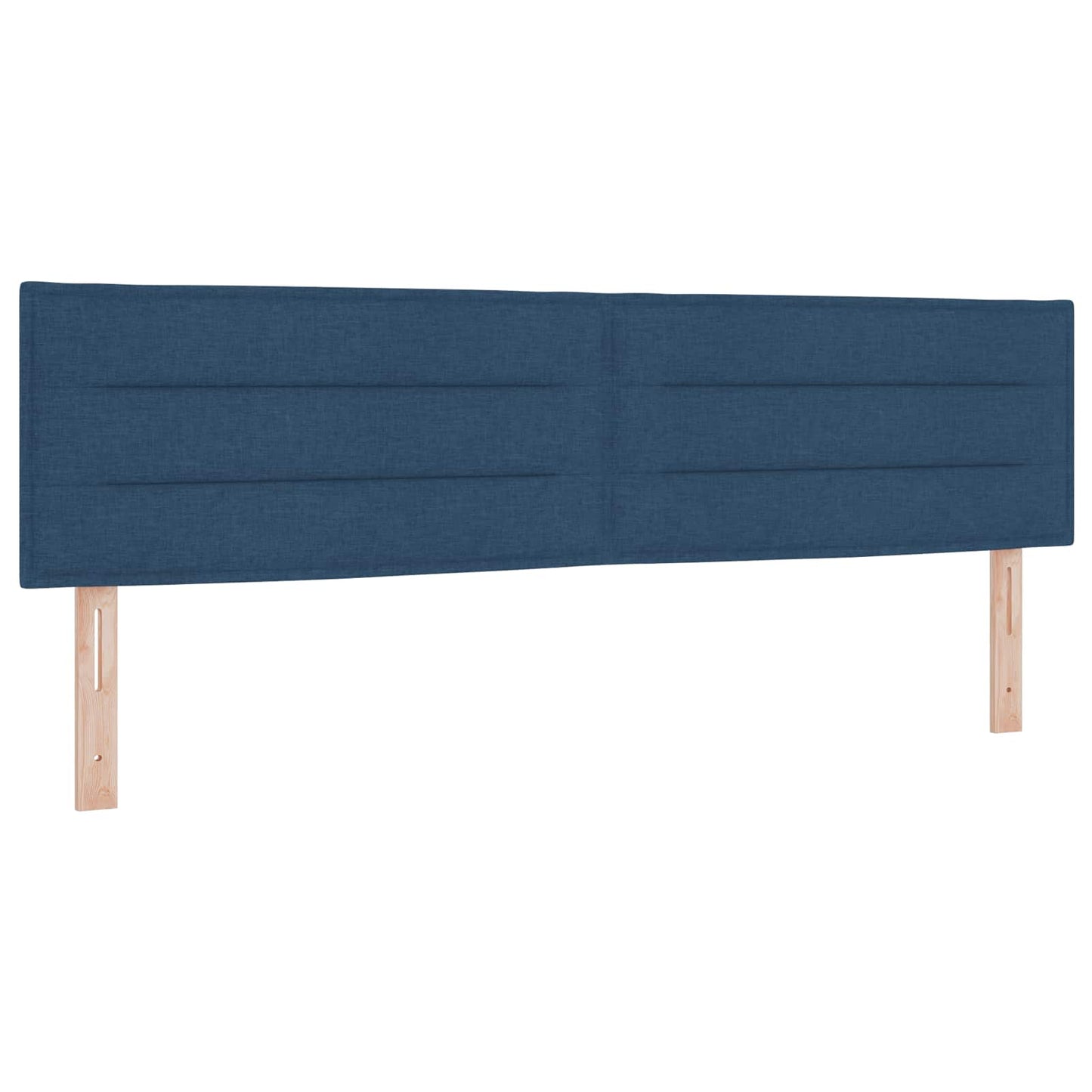 vidaXL Κρεβάτι Ottoman με Στρώμα και LED Μπλε 180 x 200 cm Ύφασμα