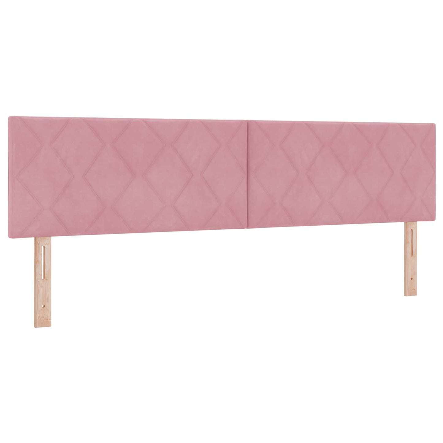 vidaXL Κρεβάτι Ottoman με Στρώμα και LED Ροζ 180 x 200 cm Βελούδο