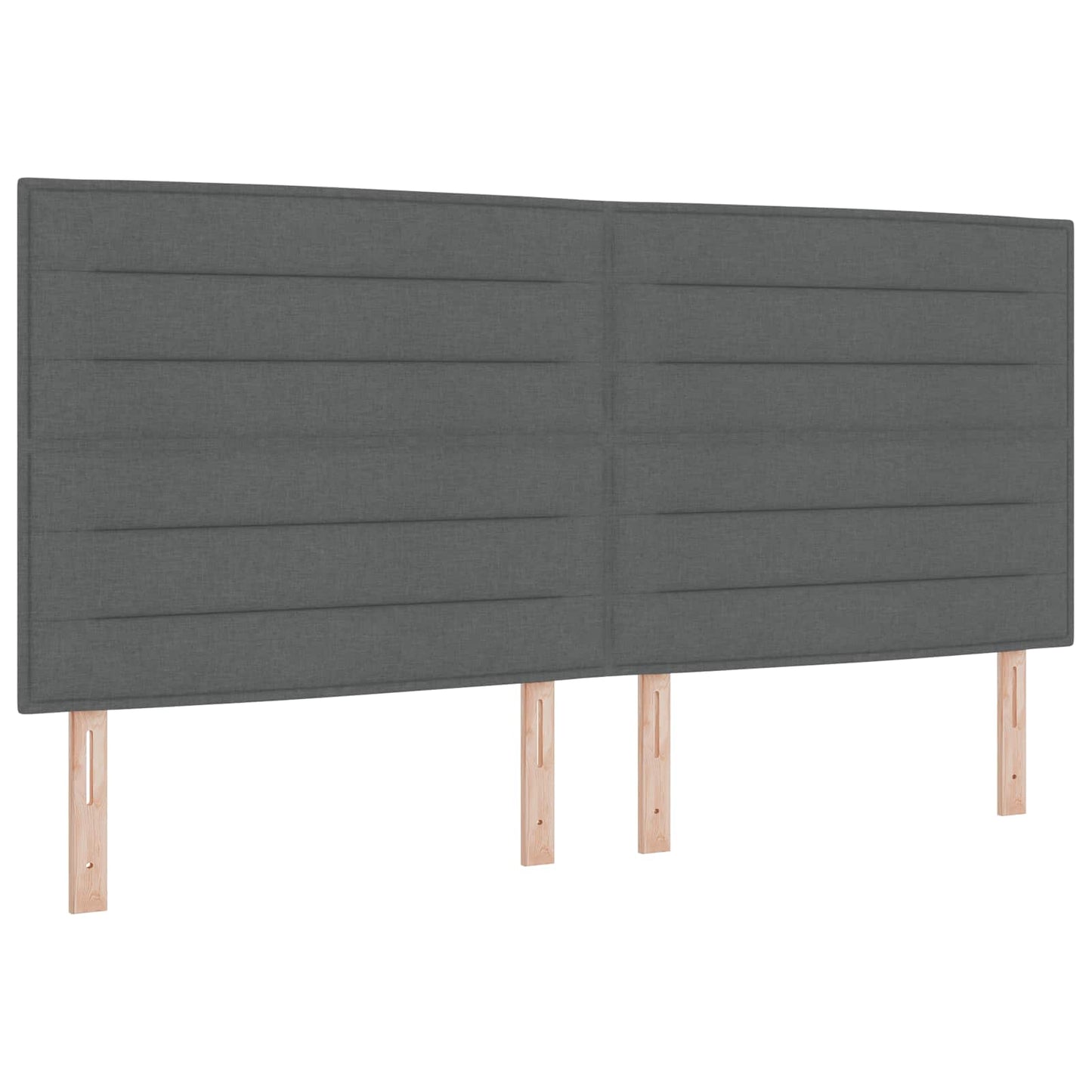 vidaXL Κρεβάτι Ottoman με Στρώμα και LED Σκούρο Γκρι 200 x 200 cm