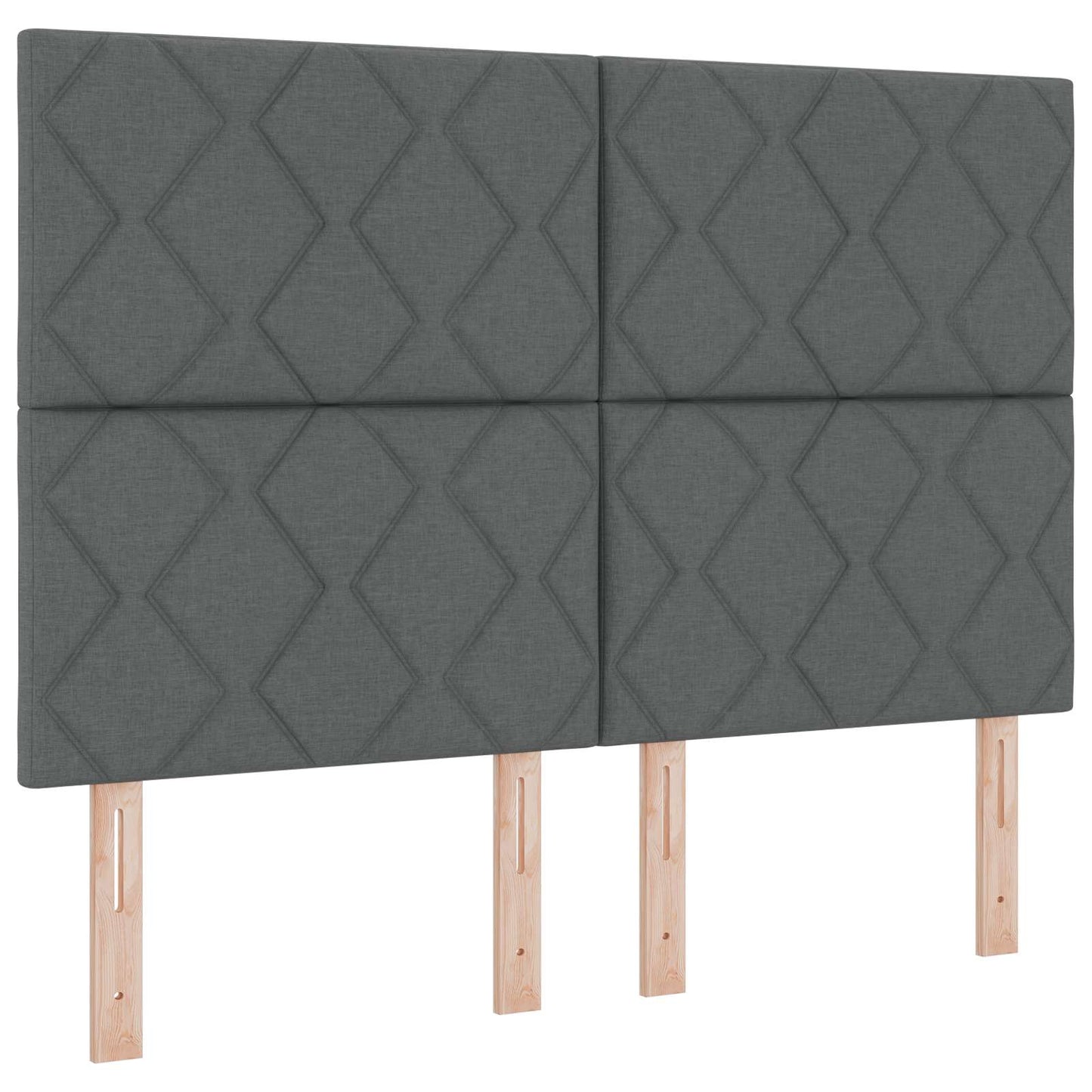 vidaXL Κρεβάτι Ottoman με Στρώμα και LED Σκούρο Γκρι 160 x 200 cm