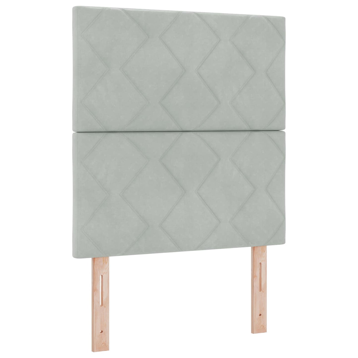 vidaXL Κρεβάτι Ottoman με Στρώμα και LED Ανοιχτό γκρι 80 x 200 cm