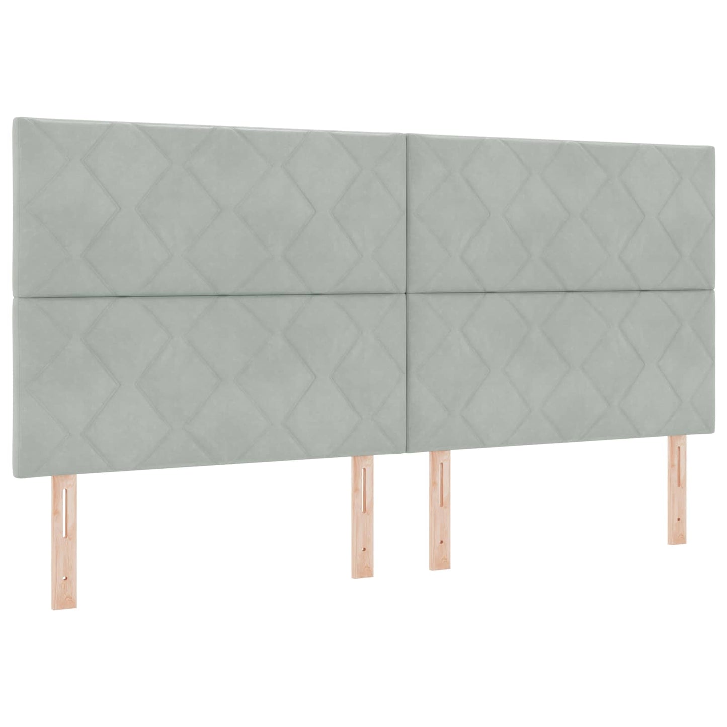 vidaXL Κρεβάτι Ottoman με Στρώμα και LED Ανοιχτό γκρι 200 x 200 cm