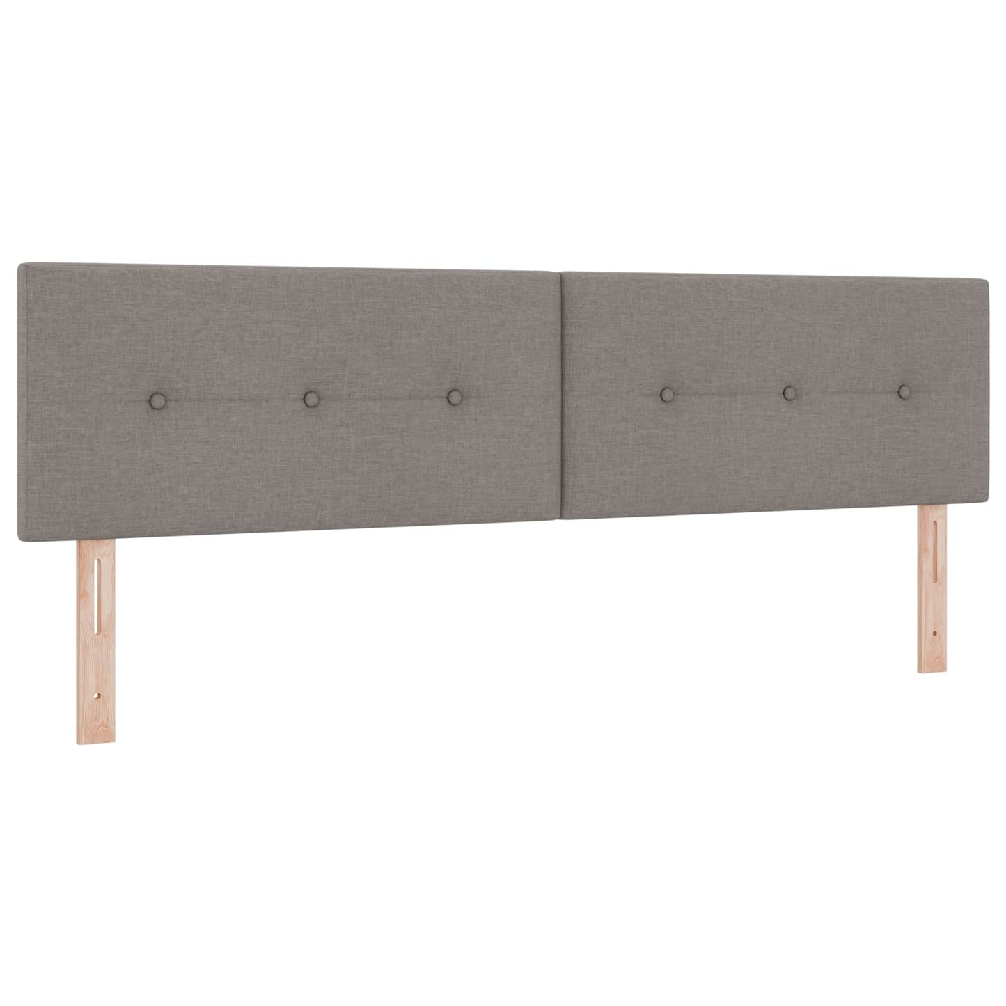 vidaXL Κρεβάτι με αποθηκευτικό χώρο και στρώμα Taupe 180 x 200 cm