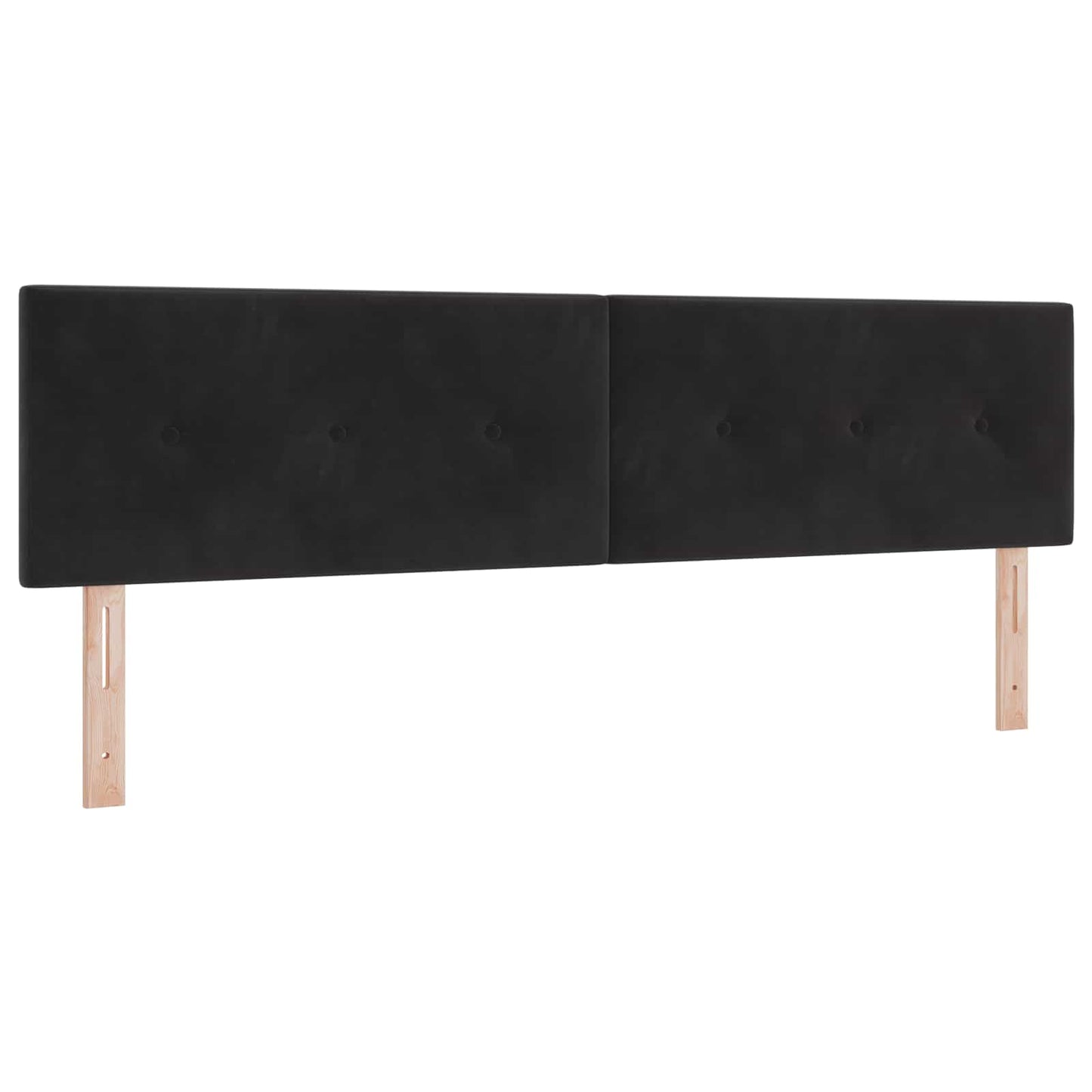 vidaXL Κρεβάτι Αποθήκης με κεφαλάρι Μαύρο 180 x 200 cm Βελούδο