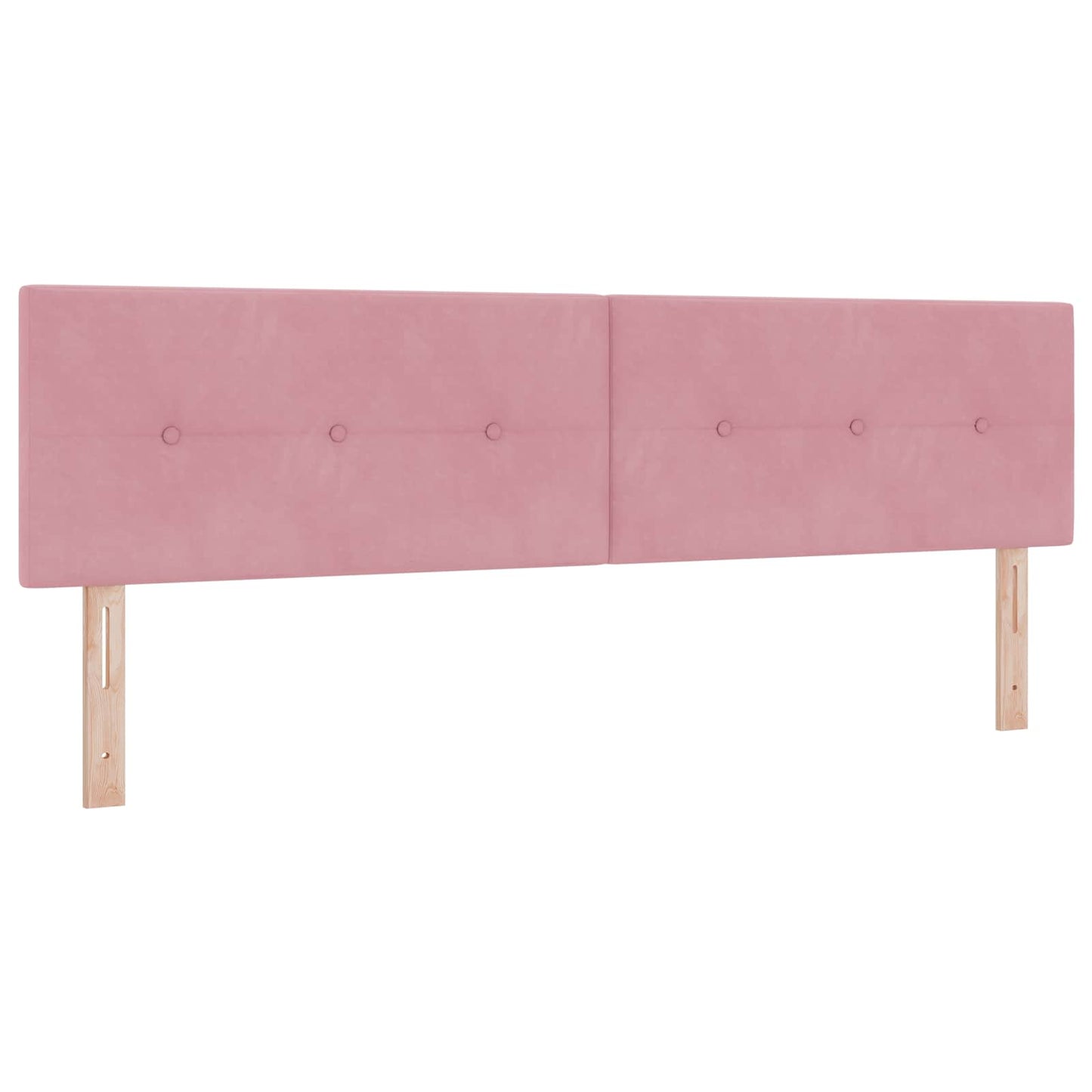 vidaXL Κρεβάτι Αποθήκης με κεφαλάρι Ροζ 180 x 200 cm Βελούδο