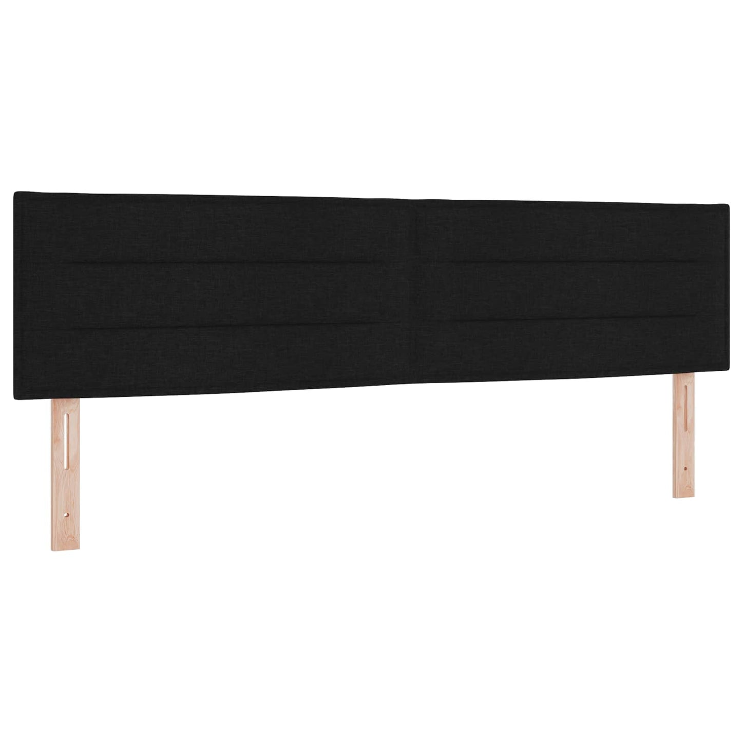 vidaXL LED Κρεβάτι αποθήκευσης με στρώμα Μαύρο 180 x 200 cm Ύφασμα