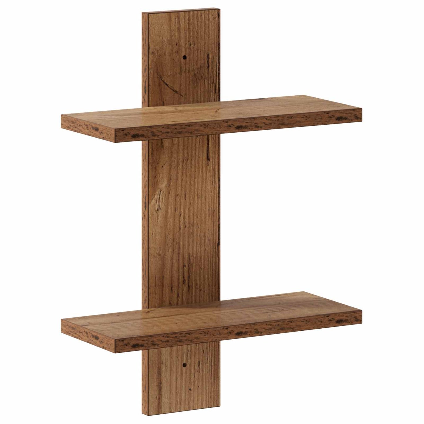 vidaXL Ράφι Τοίχου Παλαιωμένο ξύλο 30 x 13.5 x 43 cm