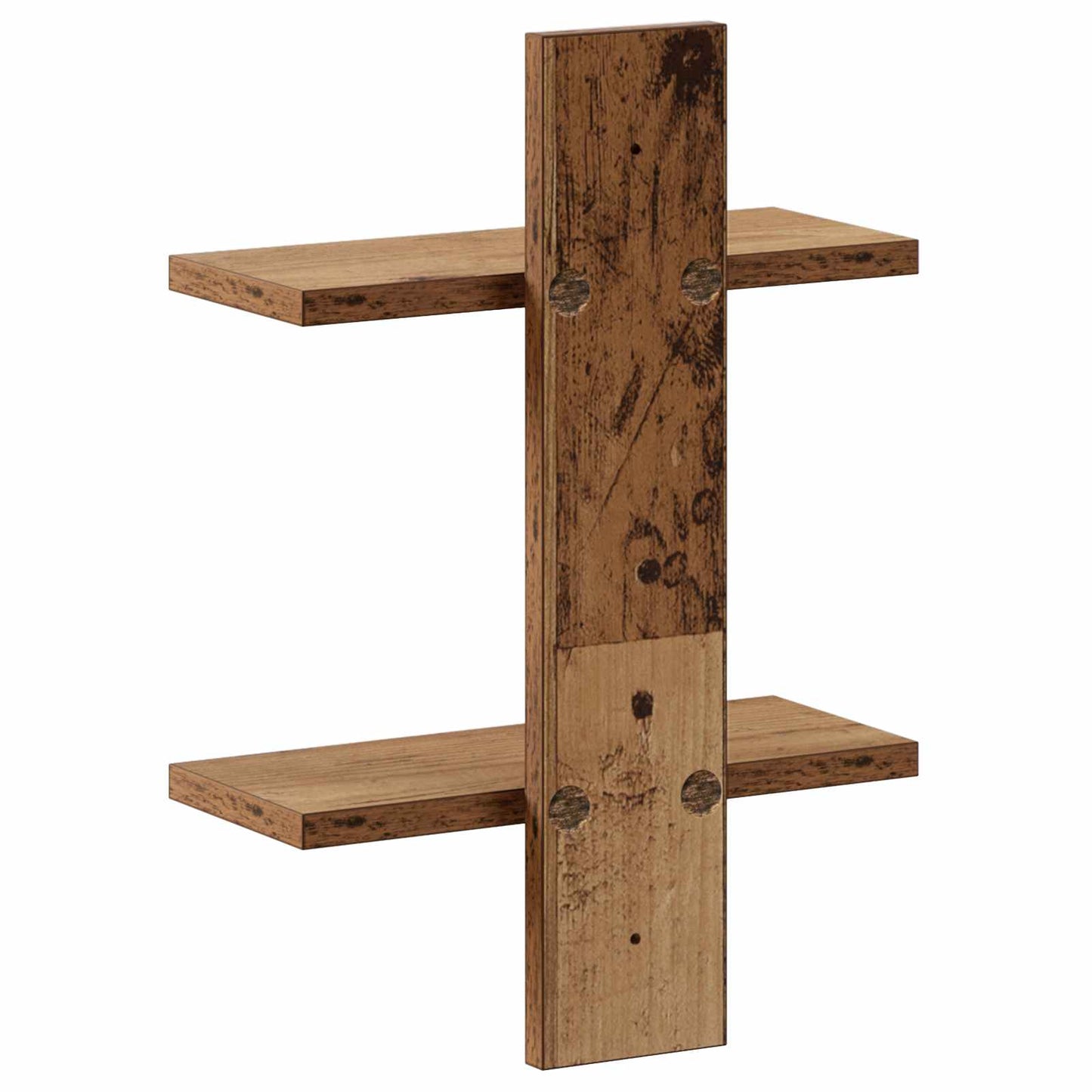 vidaXL Ράφι Τοίχου Παλαιωμένο ξύλο 30 x 13.5 x 43 cm