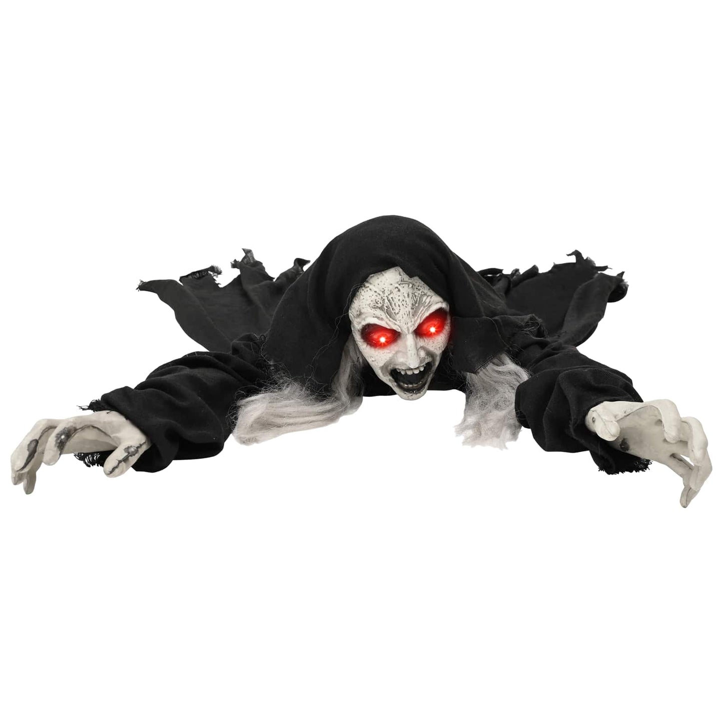 vidaXL Ερπυστικός ζωντανός νεκρός Halloween SPOOKA Μαύρο