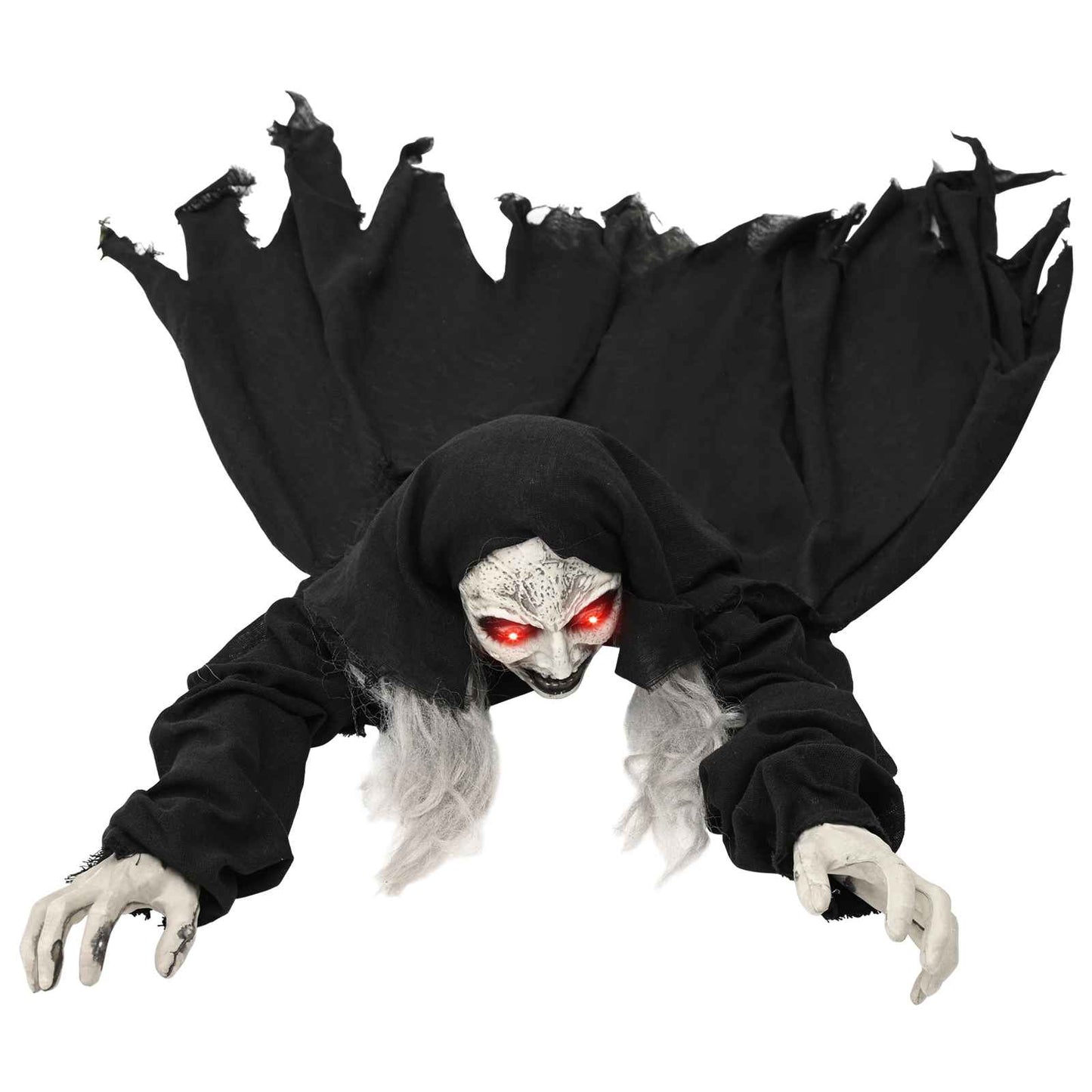 vidaXL Ερπυστικός ζωντανός νεκρός Halloween SPOOKA Μαύρο