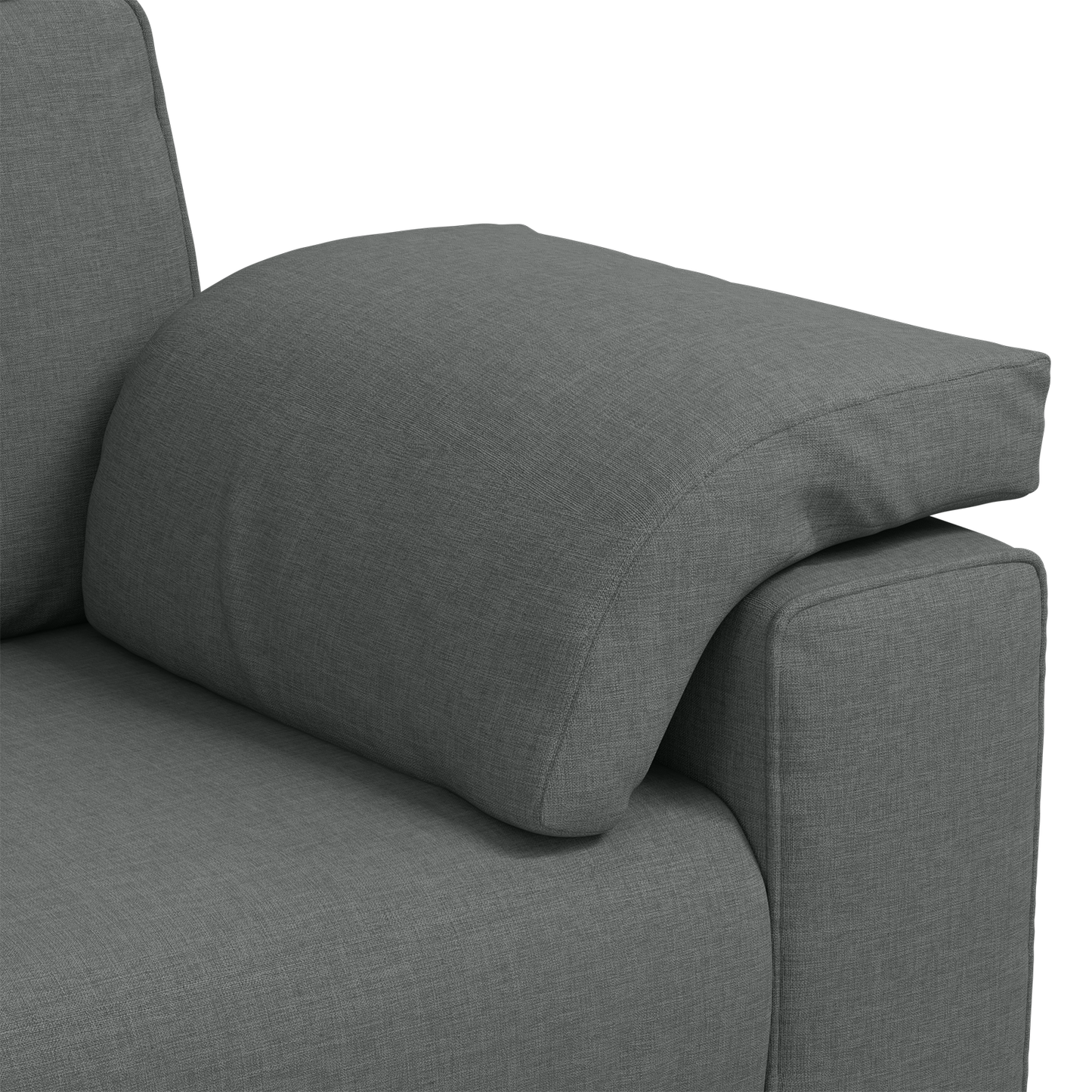 vidaXL Σετ Καναπέ 2 pcs Σκούρο γκρι 219 x 77 x 82 εκ ύφασμα
