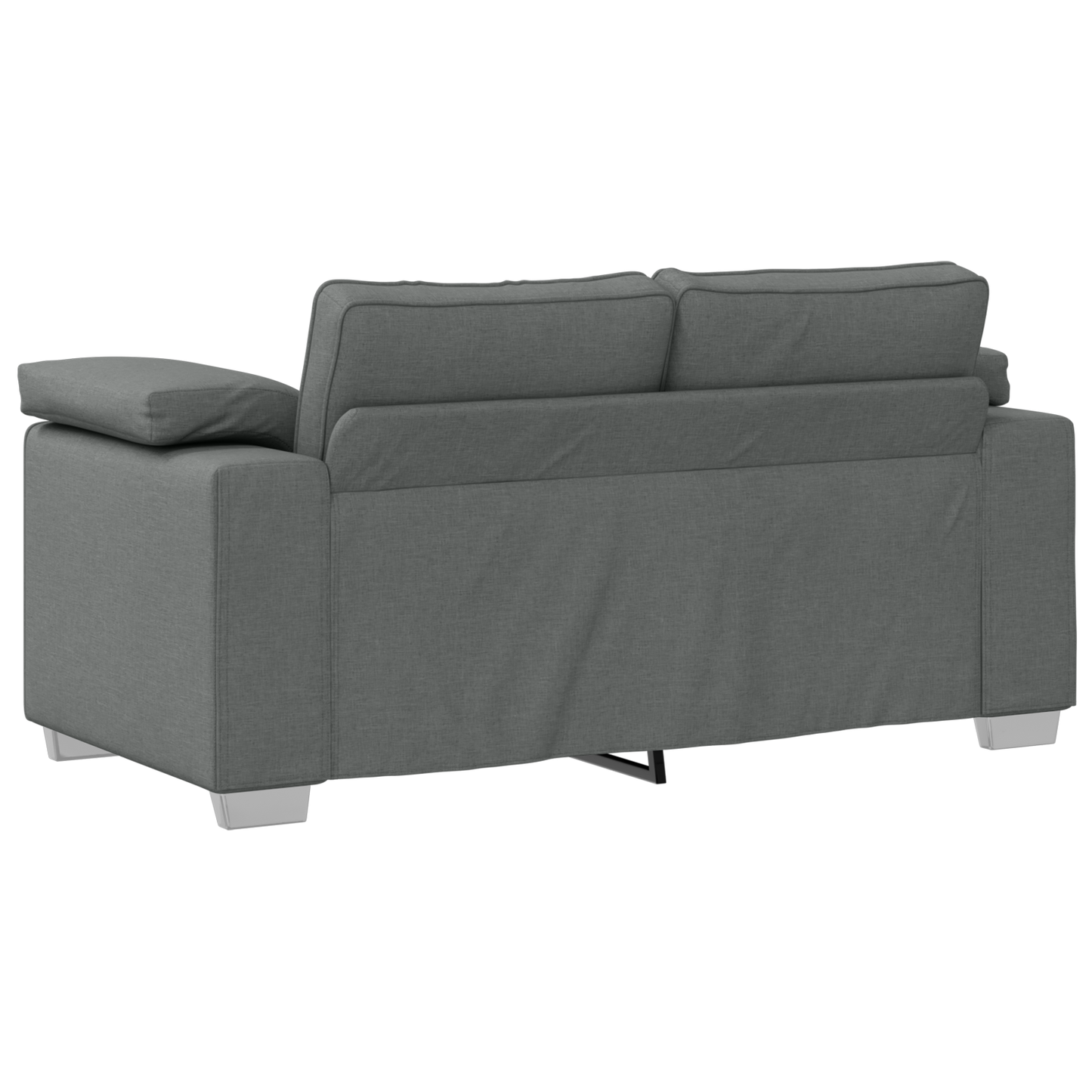vidaXL Σετ Καναπέ 2 pcs Σκούρο γκρι 219 x 77 x 82 εκ ύφασμα