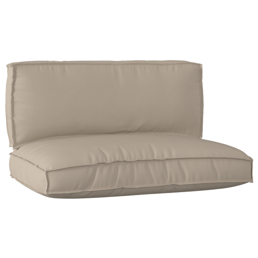 vidaXL Σετ Μαξιλαριών Πάγου 2 pcs Taupe 120 x 80 x 12 cm Ύφασμα Oxford