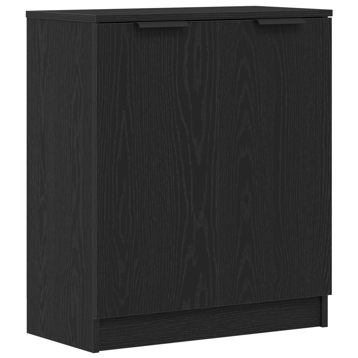 vidaXL Πλαϊνό γραφείο 3 τμχ. Μαύρη Οξυά 120 x 30 x 70 cm