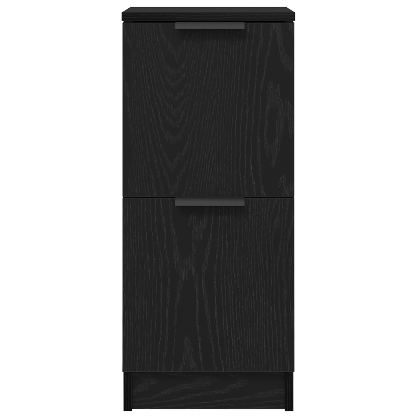 vidaXL Πλαϊνό γραφείο 3 τμχ. Μαύρη Οξυά 120 x 30 x 70 cm