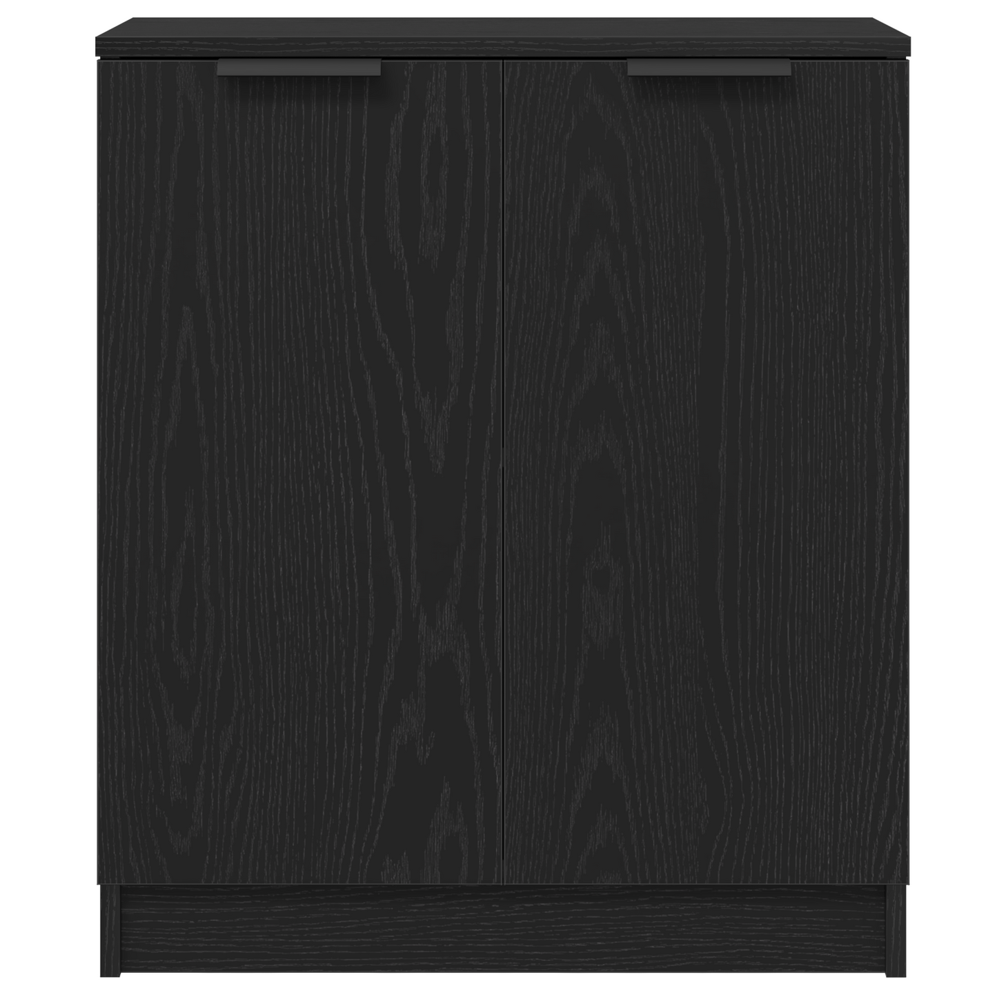 vidaXL Πλαϊνό γραφείο 3 τμχ. Μαύρη Οξυά 120 x 30 x 70 cm
