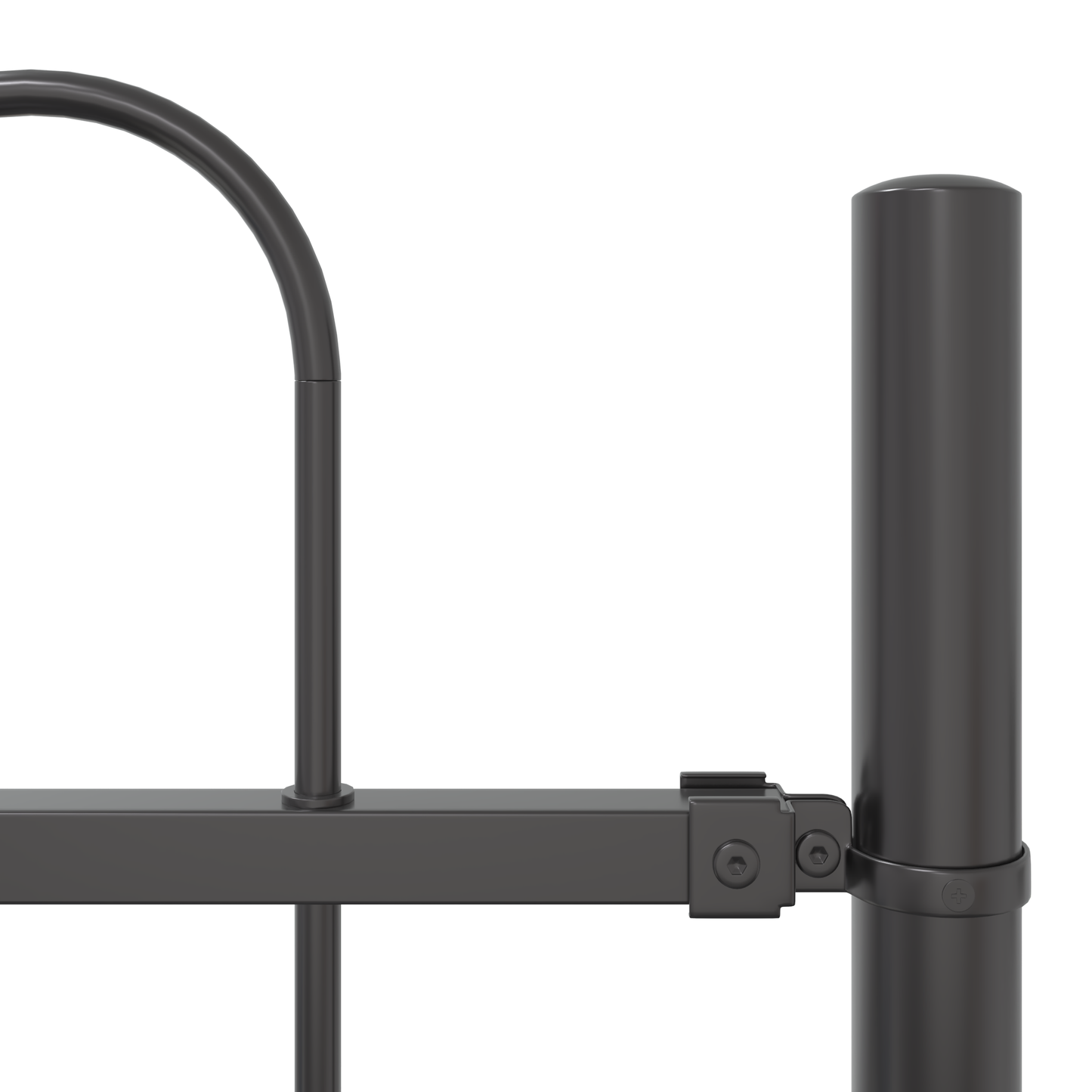 vidaXL Κήπος Φράχτης με Παλαιό Κιβώτιο Γκρί 3,4x0,6 μ Χάλυβας