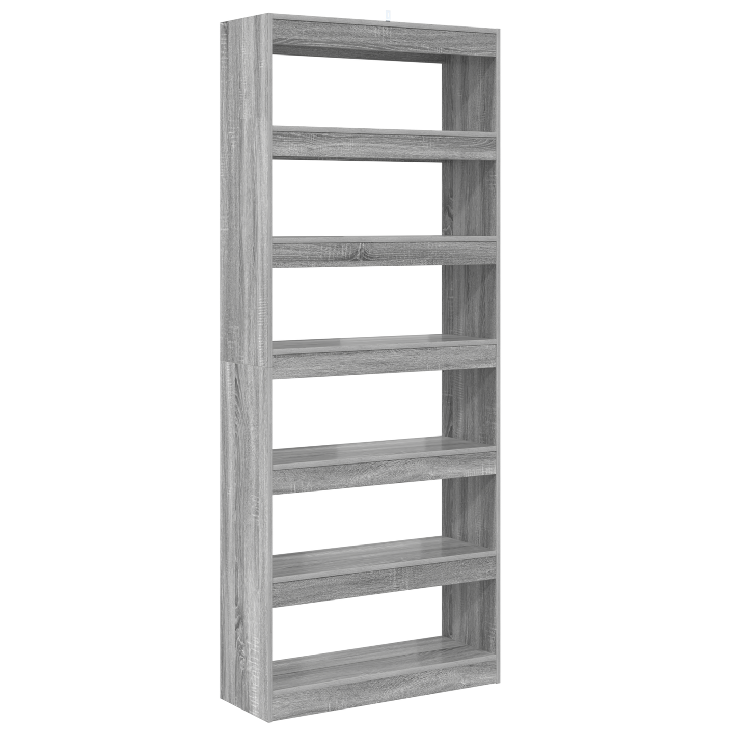 vidaXL Βιβλιοθήκη Γκρίζο Σονομα 80 x 30 x 198 εκ Επεξεργασμένο ξύλο