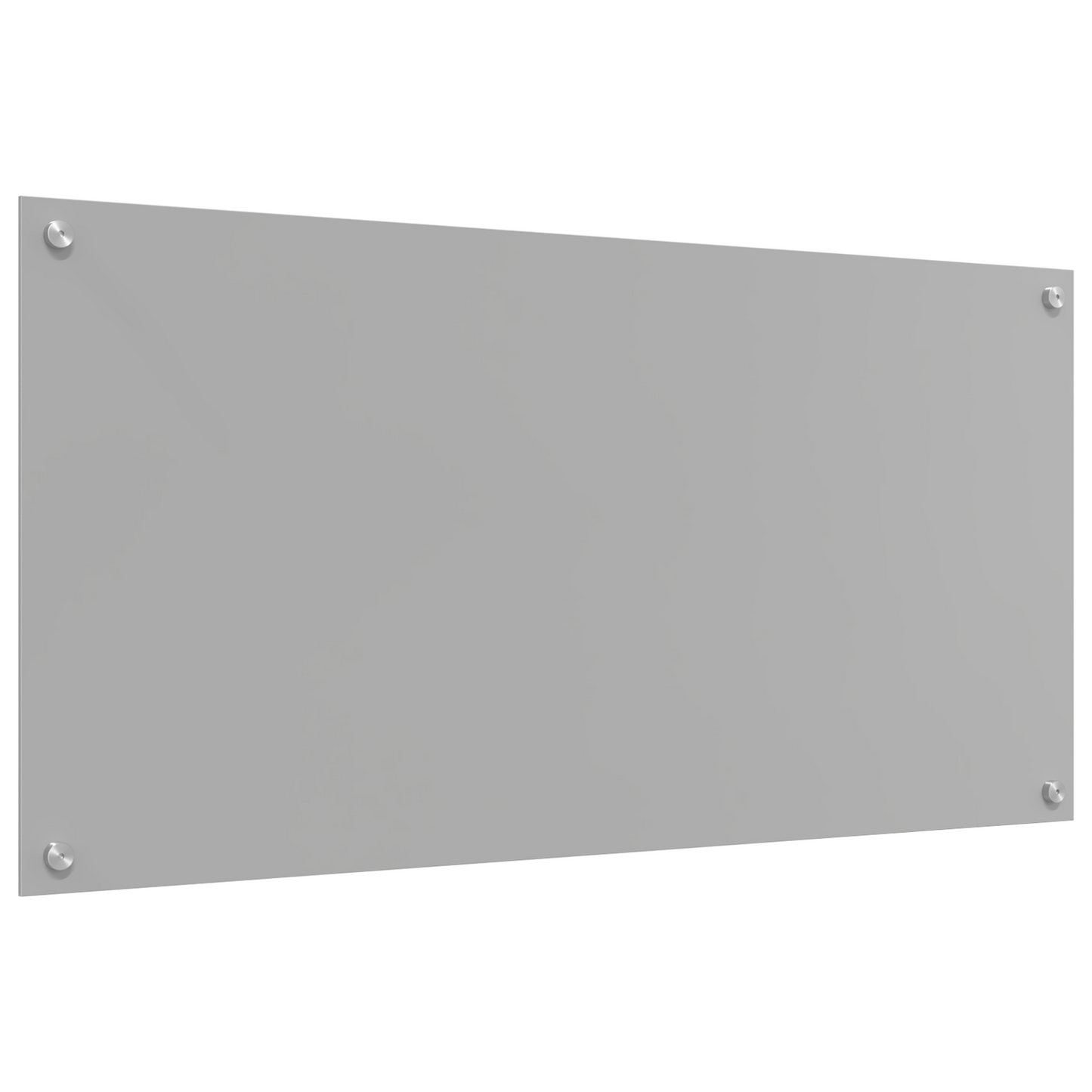 vidaXL Φωτιστικό Πίνακα Κουζίνας Ανοιχτό Γκρι 100x50x0,6 εκ Σκληρυμένο Γυαλί