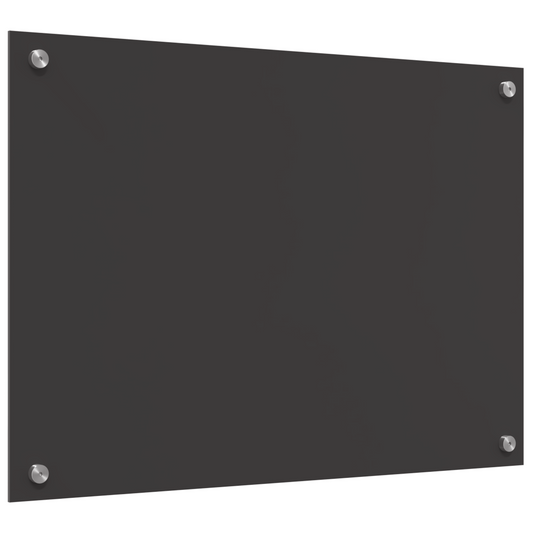 vidaXL Πίνακας Κουζίνας Σκούρος Γκρι 70x50x0,6 εκ από Σκληρυμένο Γυαλί