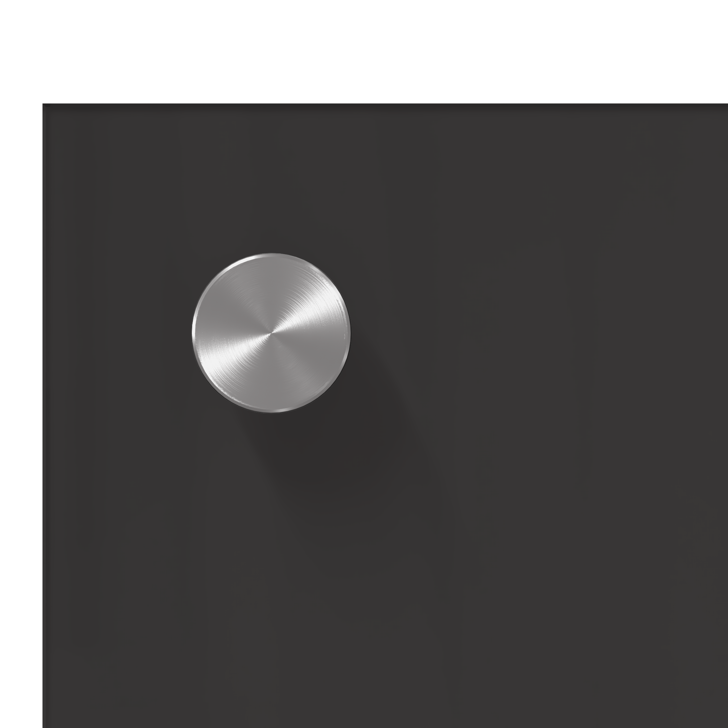 vidaXL Σκούρο Γκρι Πίνακας Κουζίνας 80x50x0.6 εκ Σκληρυμένο Γυαλί