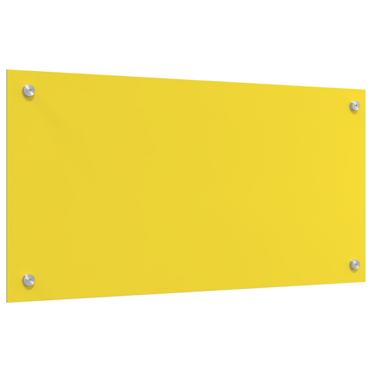 Κουζίνα vidaXL Πλακάκι Κίτρινο 80x40x0,6 εκ. Θερμαινόμενο Γυαλί