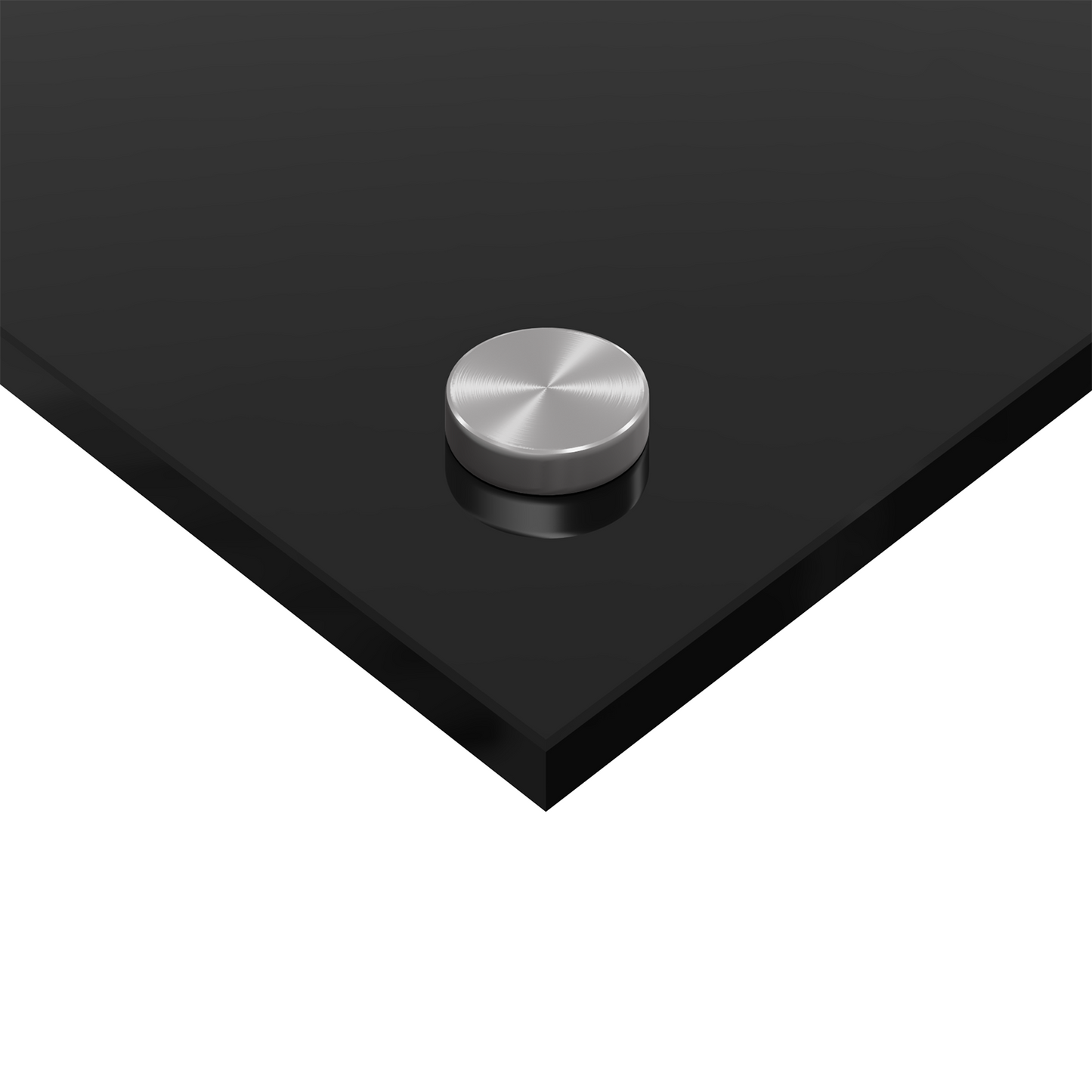 vidaXL Μαύρος Κουζίνας Πίνακας 110x60x0,6 εκ Γυαλί Ανθρακα