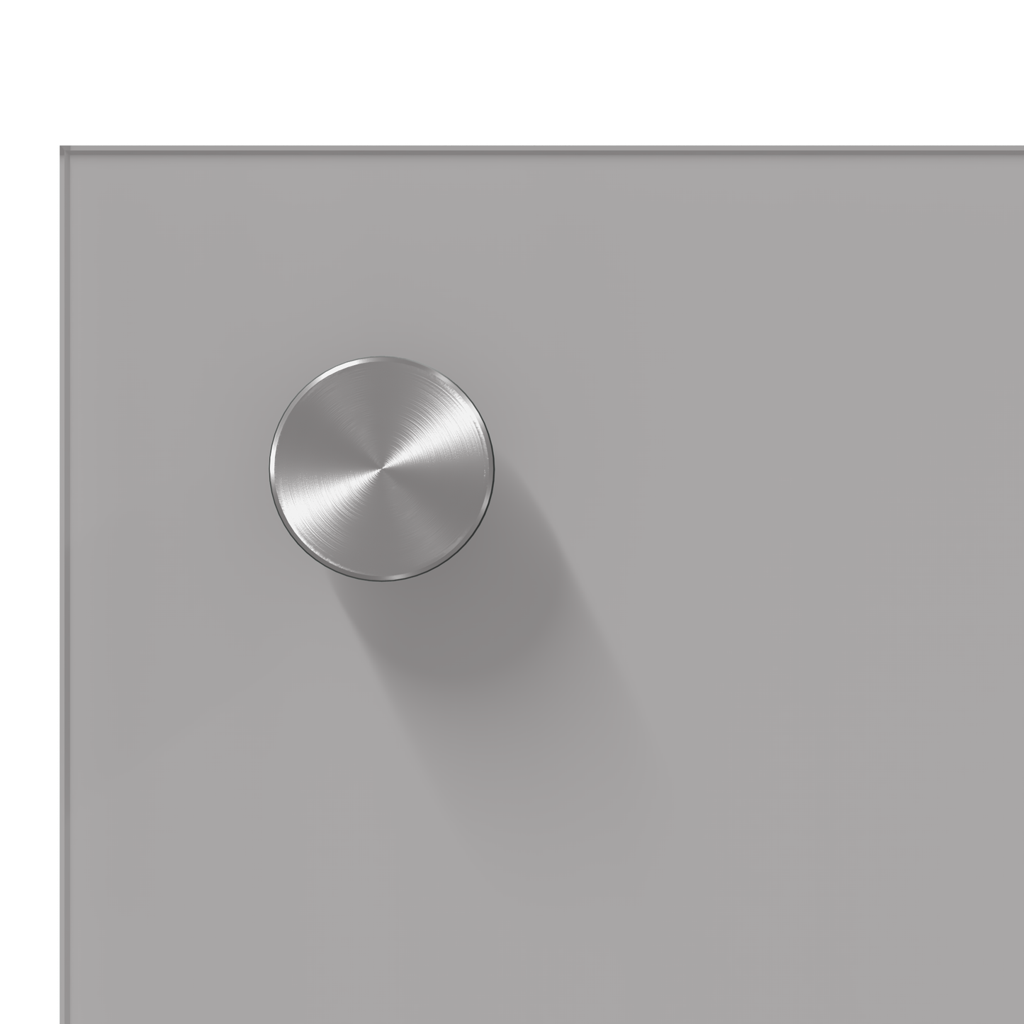 vidaXL Φωτιστικό Πίσω Κουζίνας Ανοιχτό Γκρι 110x40x0,6 εκ. Γυαλί Ανθεκτικό