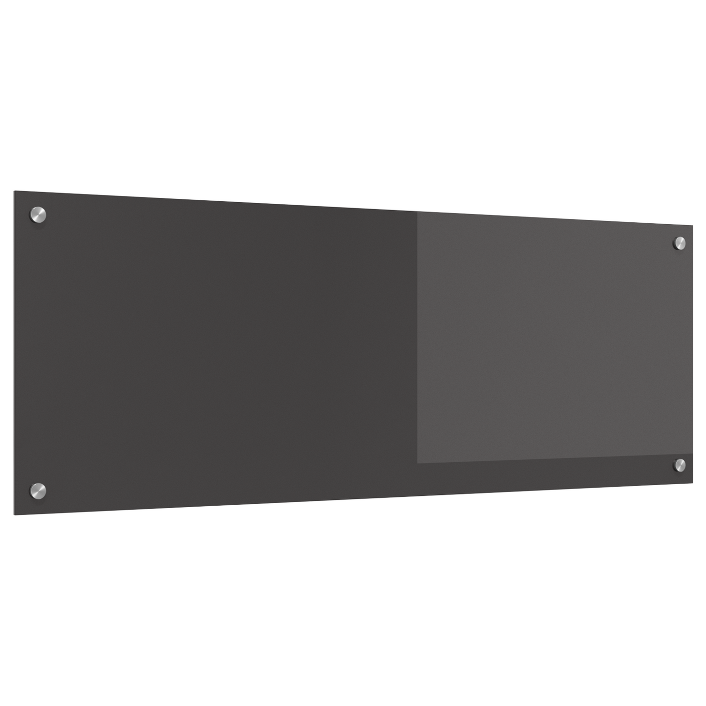 vidaXL Πλακάκι Κουζίνας Σκούρο Γκρι 110x40x0,6 εκ από Γυαλί Ανθεκτικό στη Θερμότητα