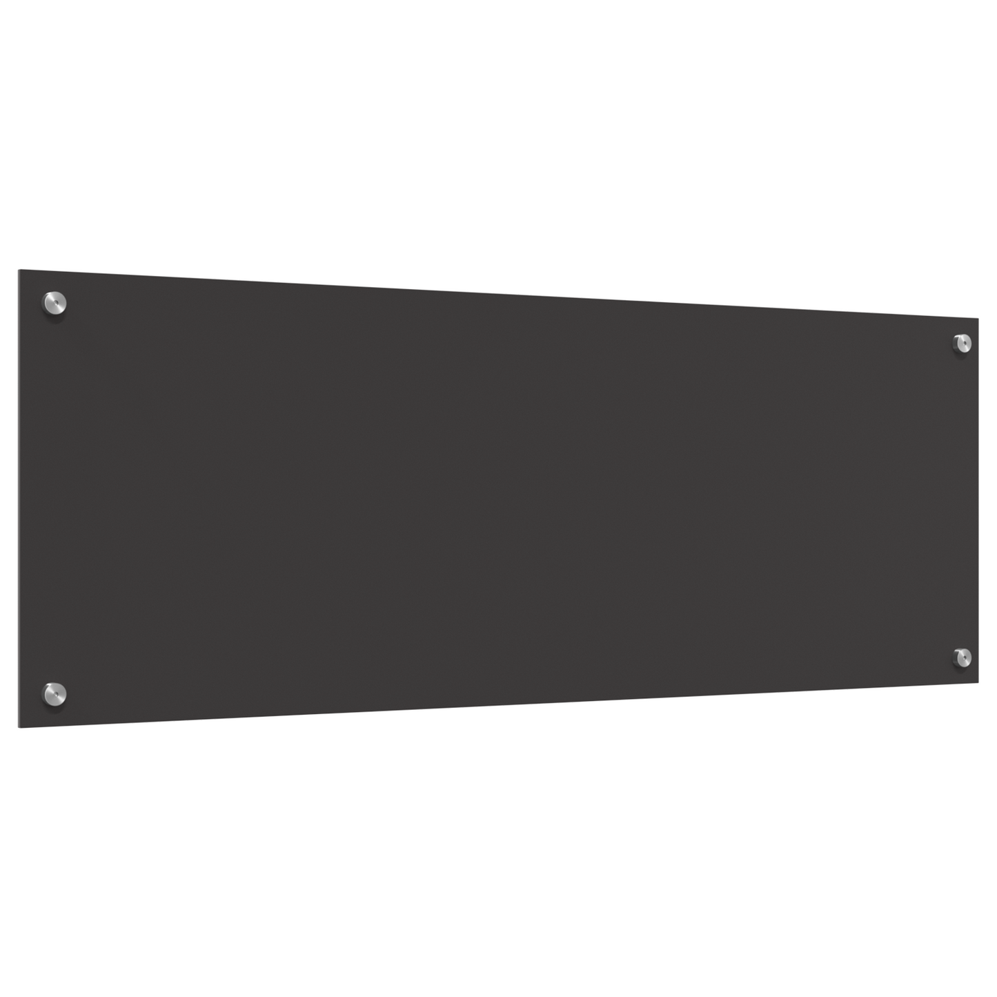 vidaXL Πλακάκι Κουζίνας Σκούρο Γκρι 110x40x0,6 εκ από Γυαλί Ανθεκτικό στη Θερμότητα