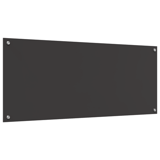 vidaXL Πλακάκι Κουζίνας Σκούρο Γκρι 120x50x0,6 εκ από Σκληρυμένο Γυαλί