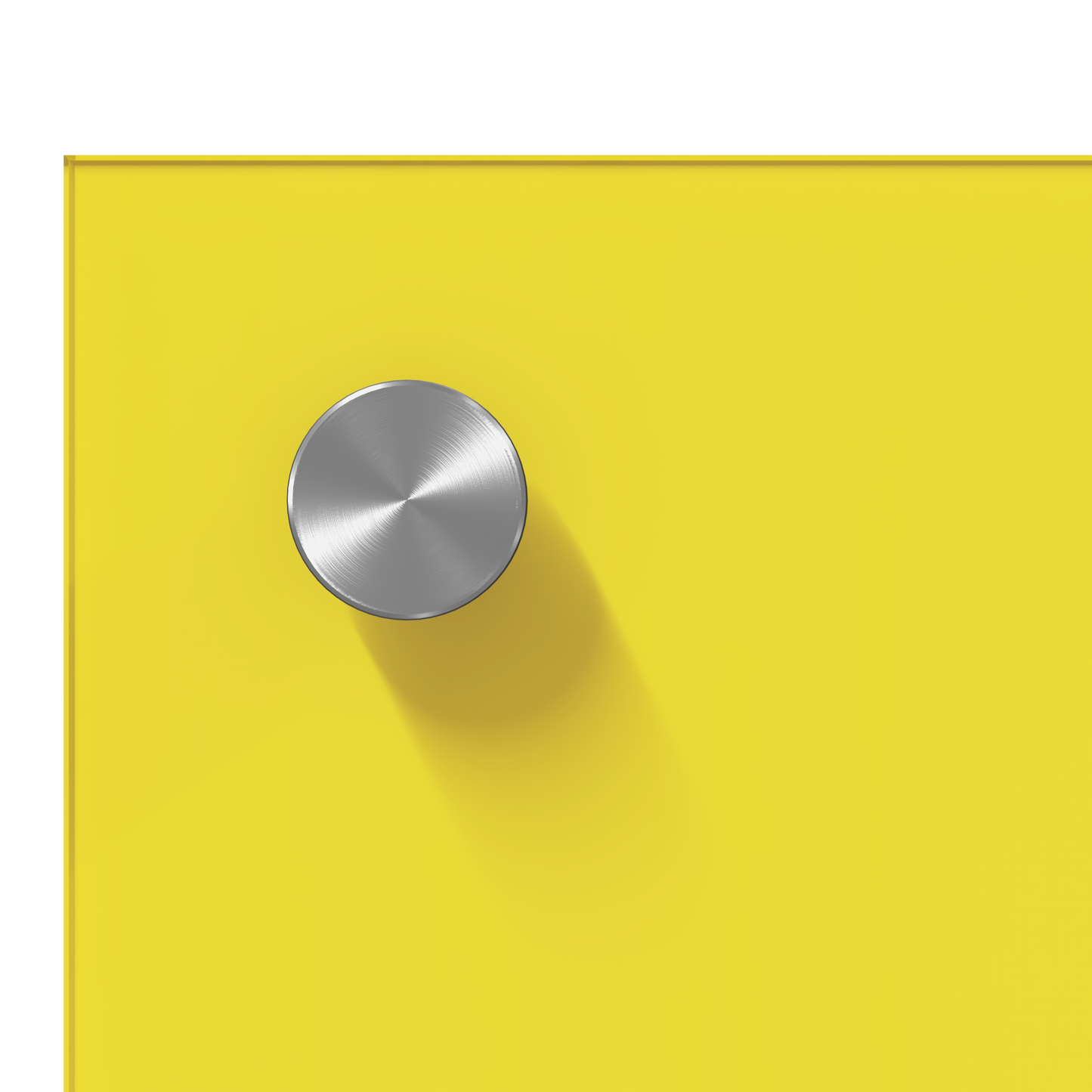 vidaXL Κουζίνα Πίνακας κίτρινος 110x50x0,6 εκ από σκληρυμένο γυαλί