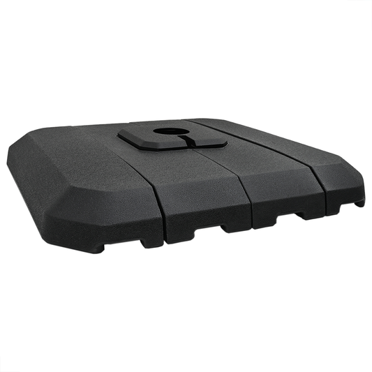 vidaXL Σετ Βάσης Ανεμογεννήτριας 4 pcs Μαύρο 98 x 98 x 13 εκ. Πλαστικό