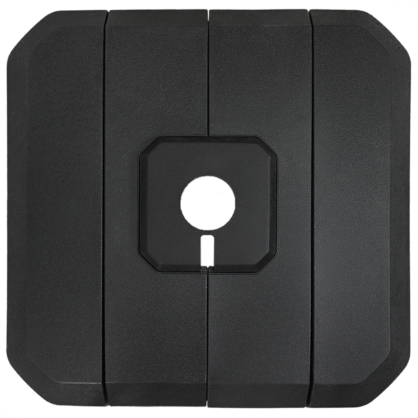 vidaXL Σετ Βάσης Ανεμογεννήτριας 4 pcs Μαύρο 98 x 98 x 13 εκ. Πλαστικό