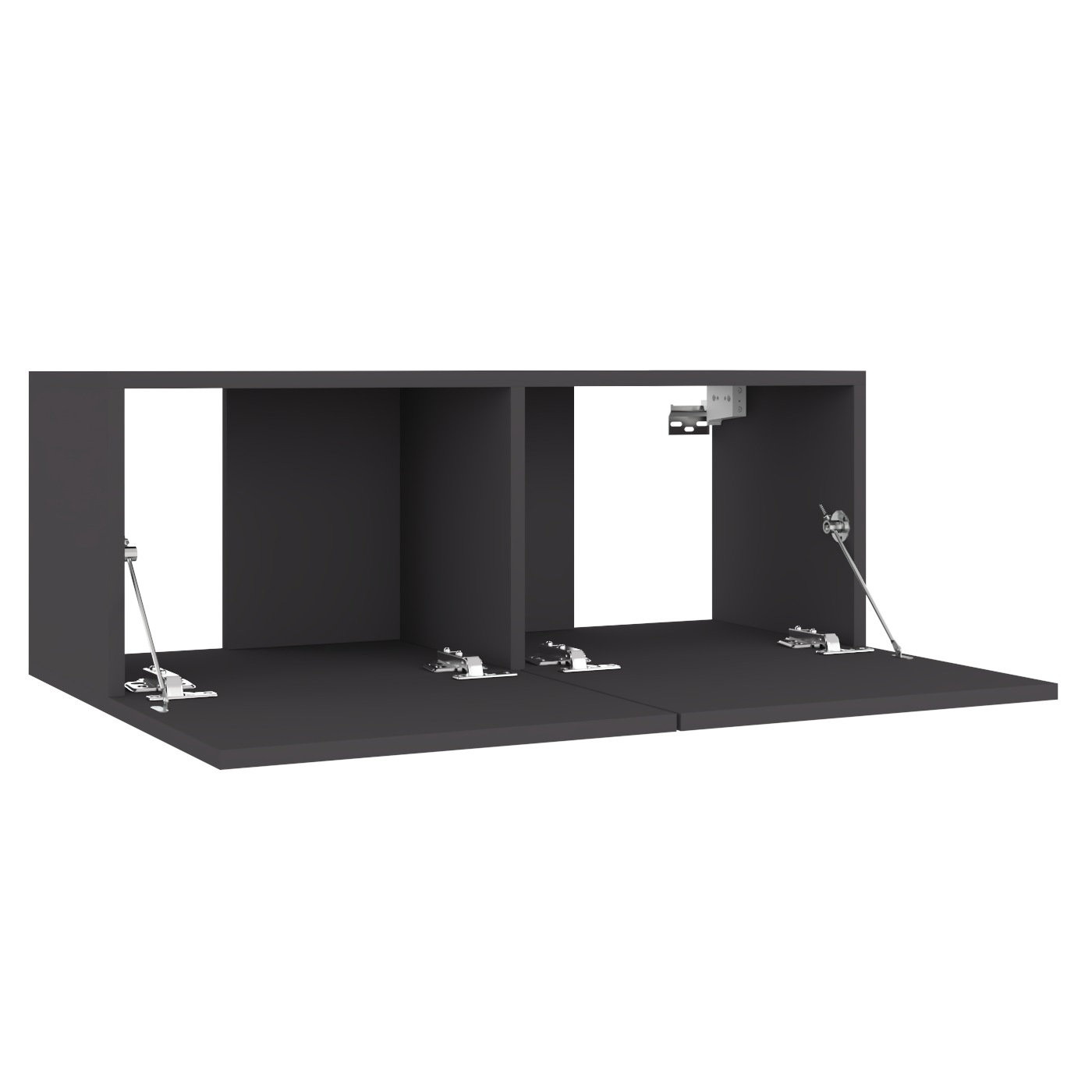 vidaXL | Ντουλάπι TV | Γκρι 80 x 30 x 30 εκ Επεξεργασμένο ξύλο