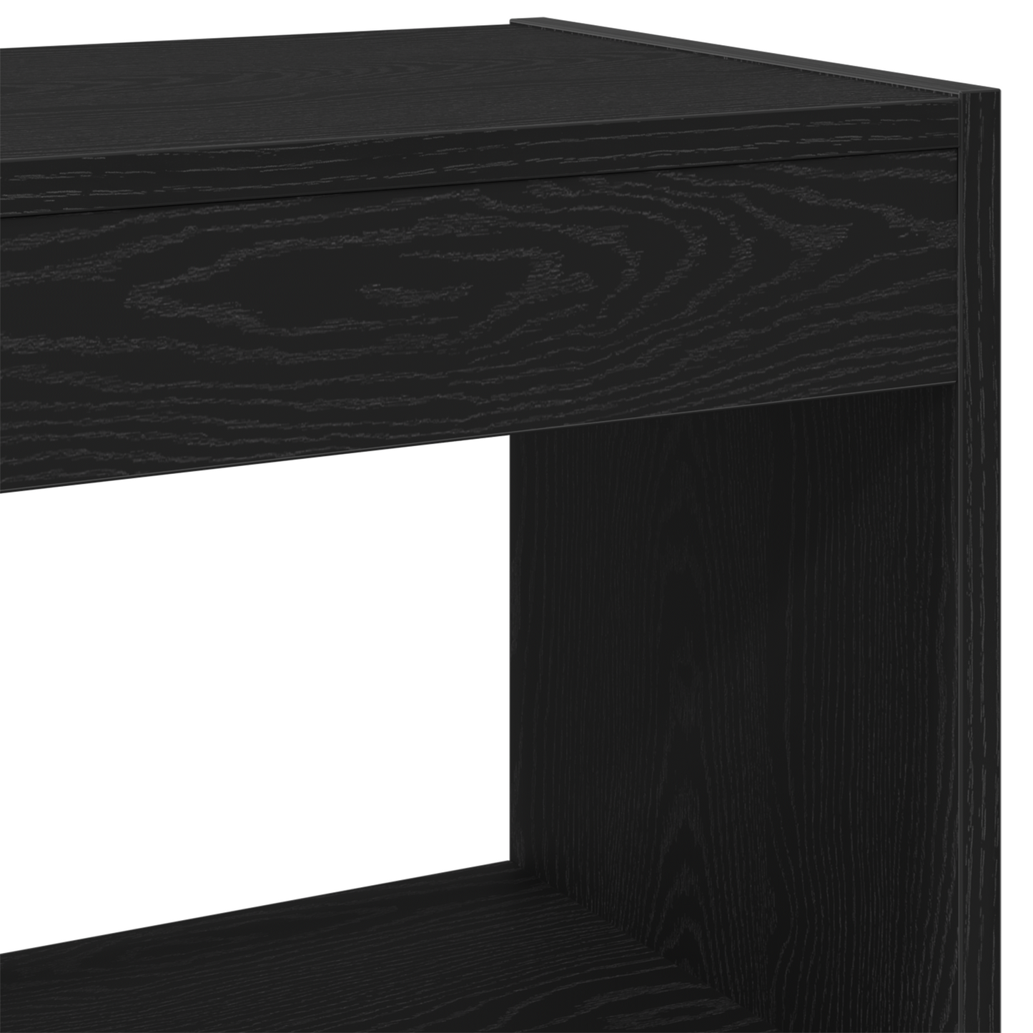 vidaXL Βιβλιοθήκη Μαύρη Οξυά 40 x 30 x 71,5 εκ. Επεξεργασμένο ξύλο