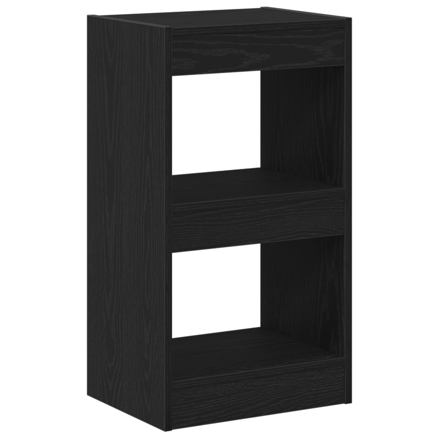 vidaXL Βιβλιοθήκη Μαύρη Οξυά 40 x 30 x 71,5 εκ. Επεξεργασμένο ξύλο