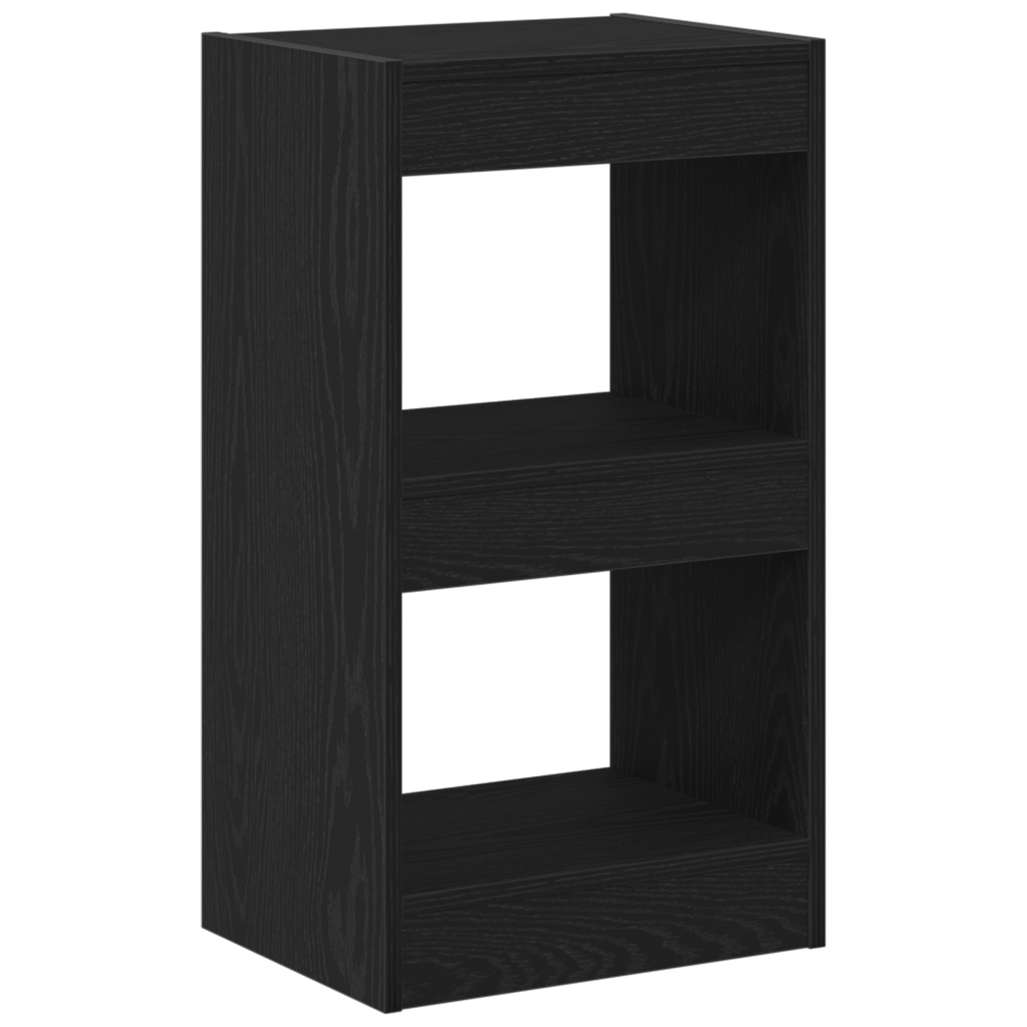 vidaXL Βιβλιοθήκη Μαύρη Οξυά 40 x 30 x 71,5 εκ. Επεξεργασμένο ξύλο