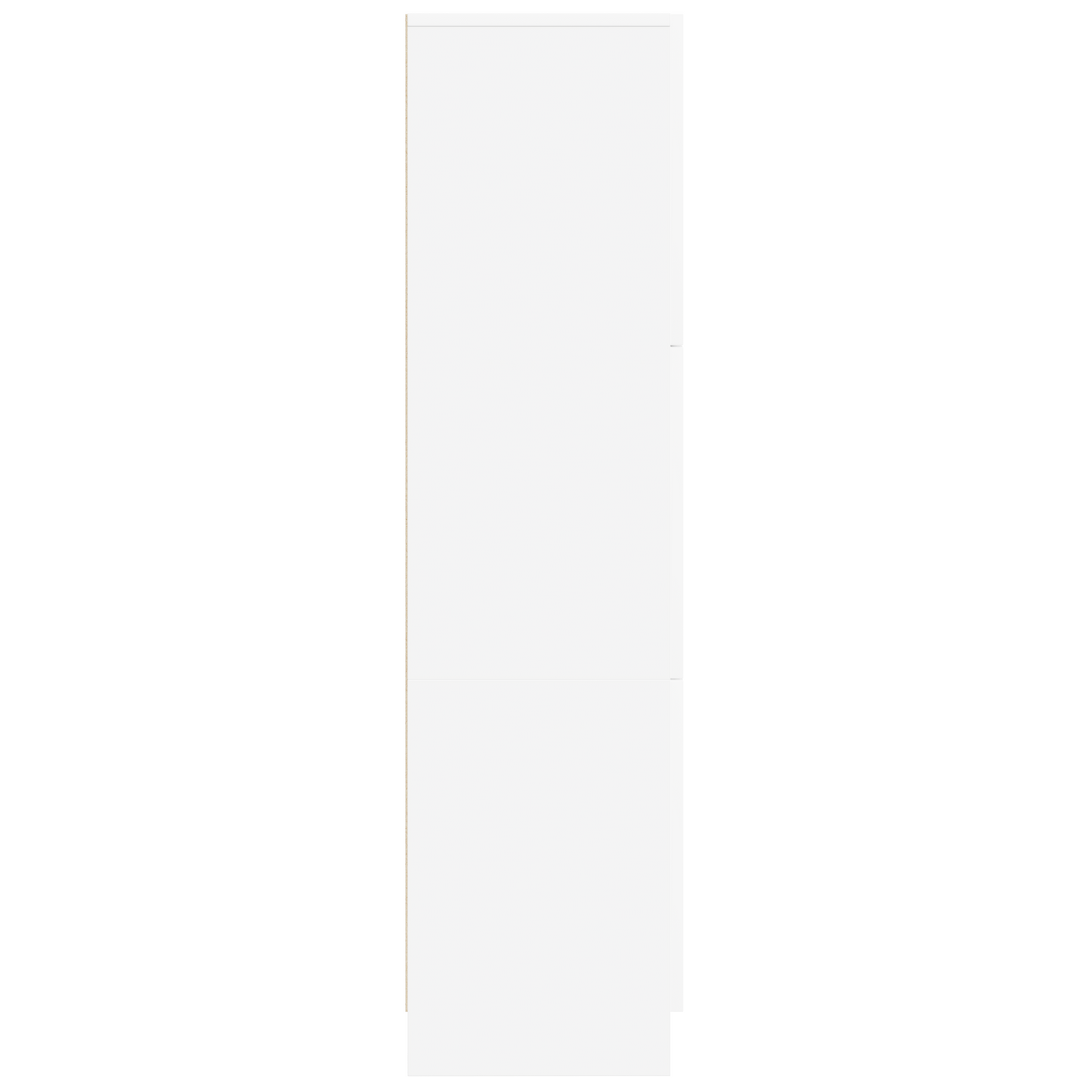 vidaXL Ψηλή Ντουλάπα Λευκό 31,5 x 32 x 124 εκ Επεξεργασμένο ξύλο